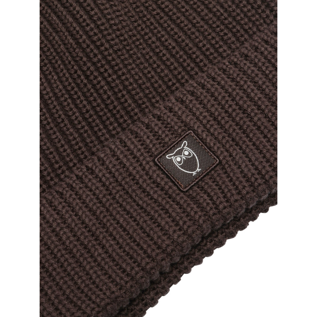 Strickmütze RIB HAT LEAF aus Bio-Baumwolle