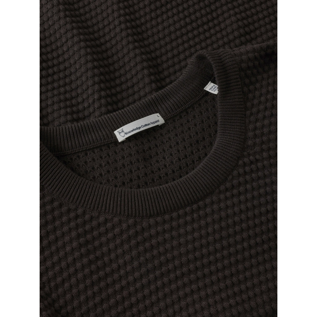 Crewneck Strickpullover VAGN aus Bio-Baumwolle - ROC/GOTS/Vegan