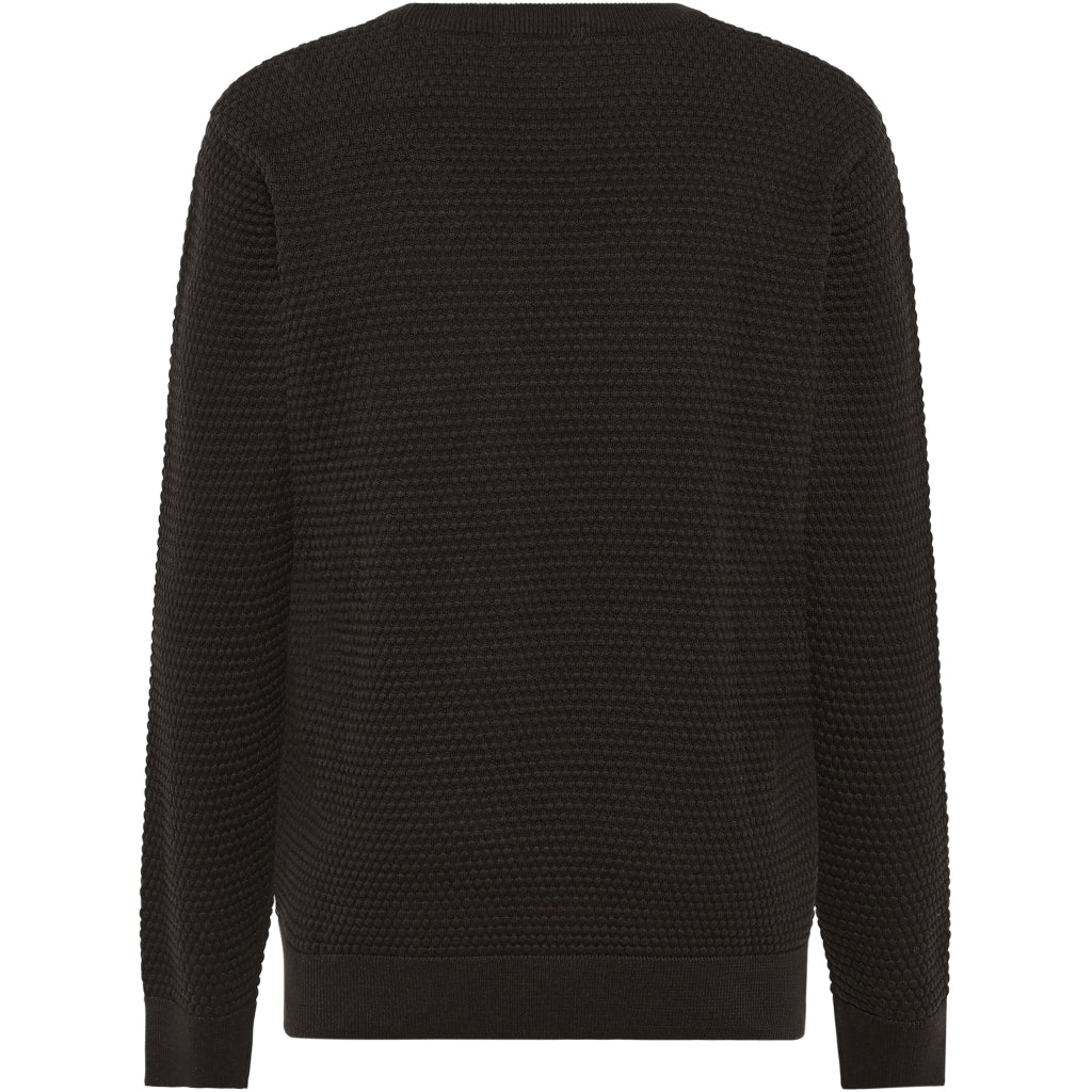 Crewneck Strickpullover VAGN aus Bio-Baumwolle - ROC/GOTS/Vegan