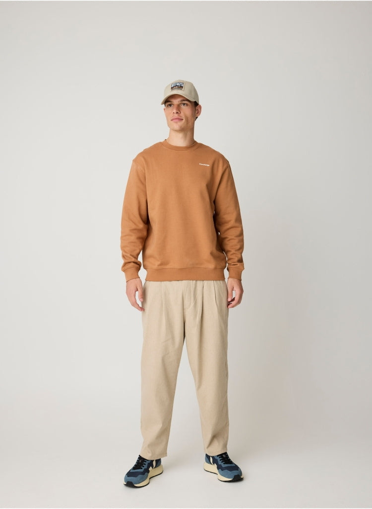 Lockeres Sweatshirt mit Rückenprint aus Bio-Baumwolle