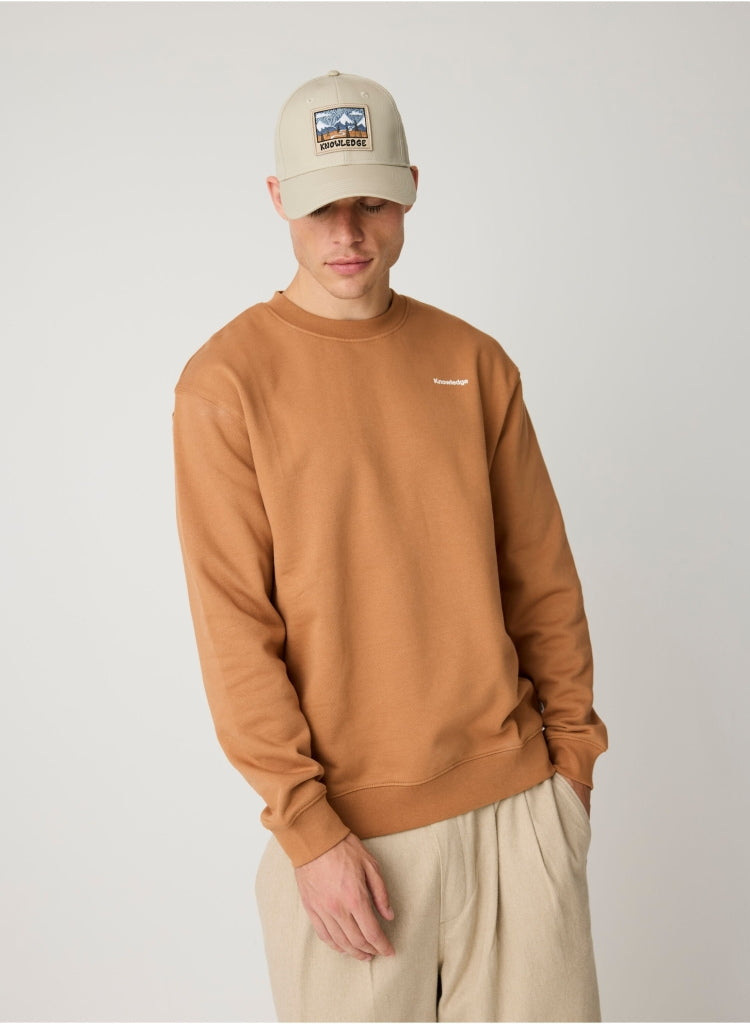 Lockeres Sweatshirt mit Rückenprint aus Bio-Baumwolle