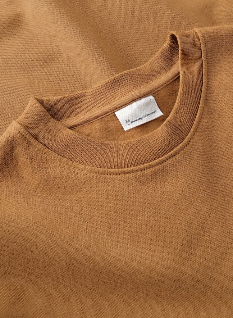 Lockeres Sweatshirt mit Rückenprint aus Bio-Baumwolle