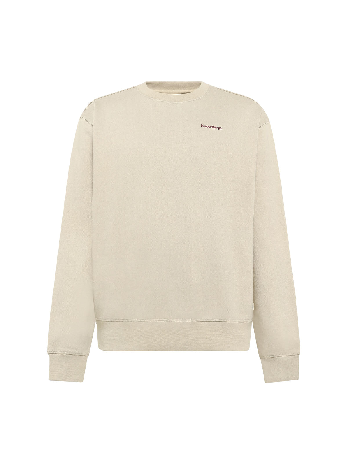 Sweatshirt mit Rundhalsausschnitt und Rückenprint aus Bio-Baumwolle
