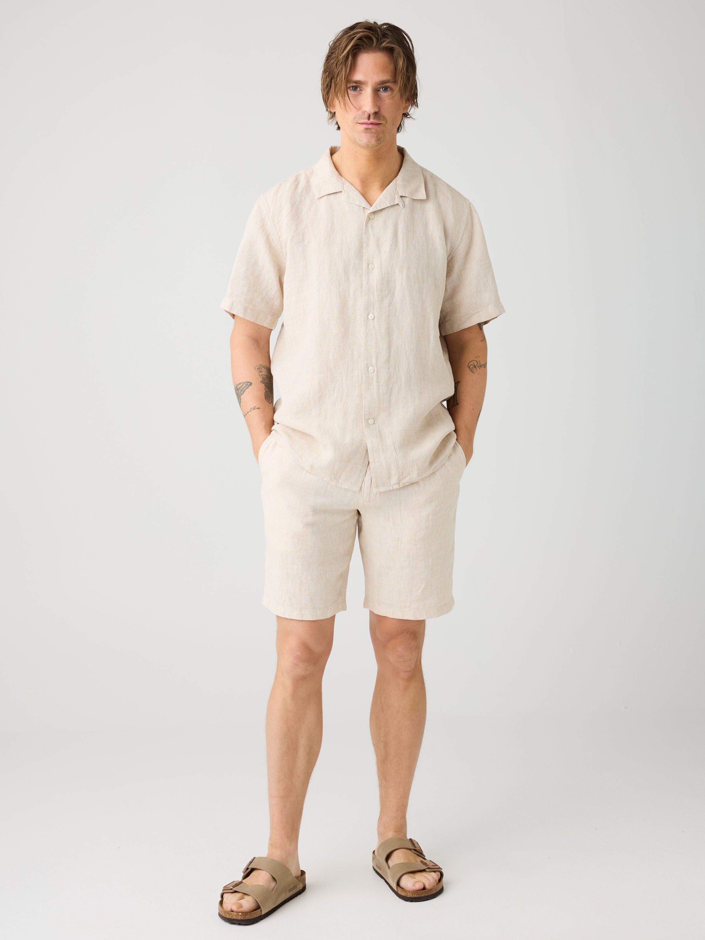 Shorts FIG Loose aus Bio-Leinen