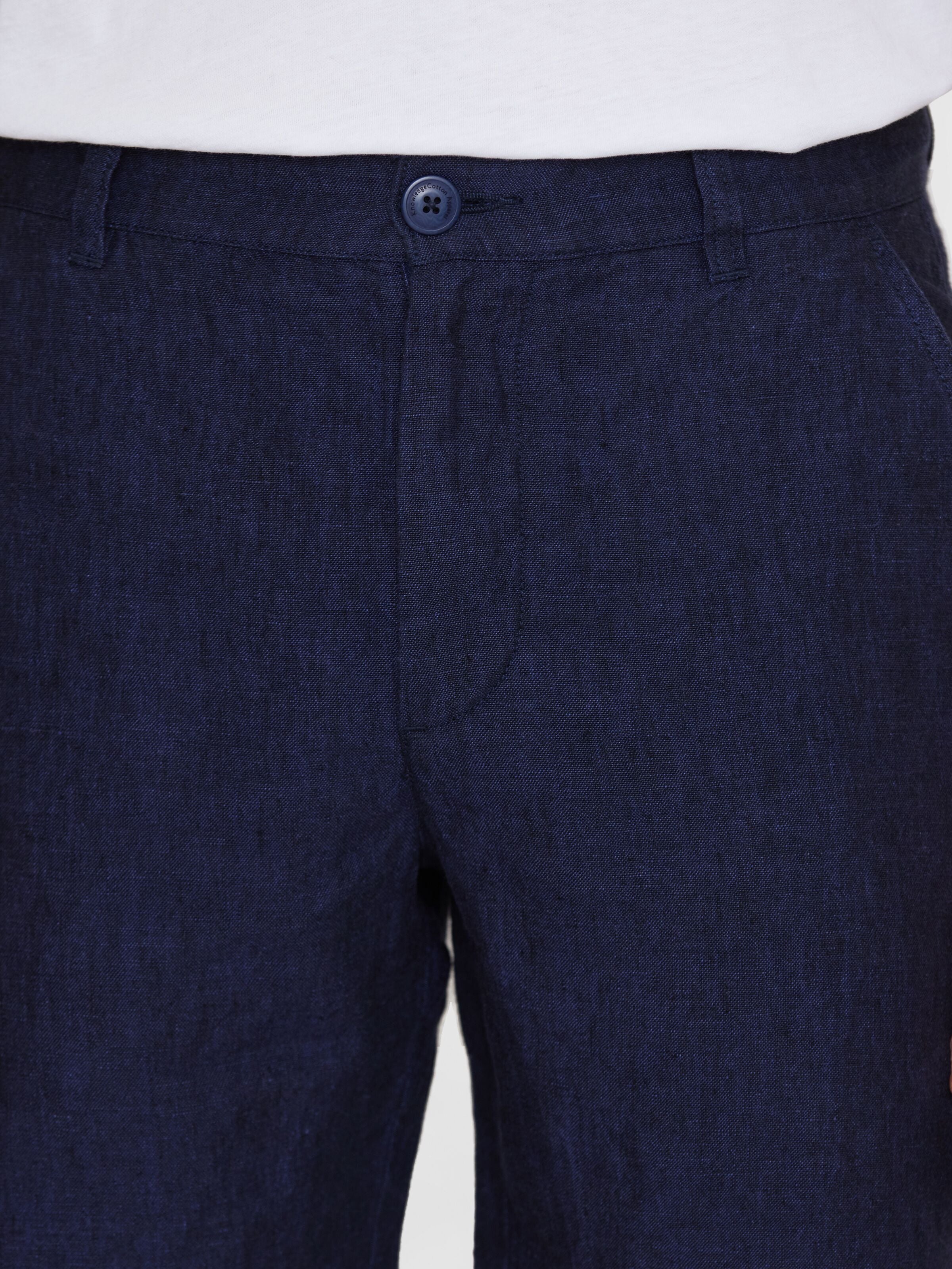 Regular Shorts CHUCK aus Bio-Leinen