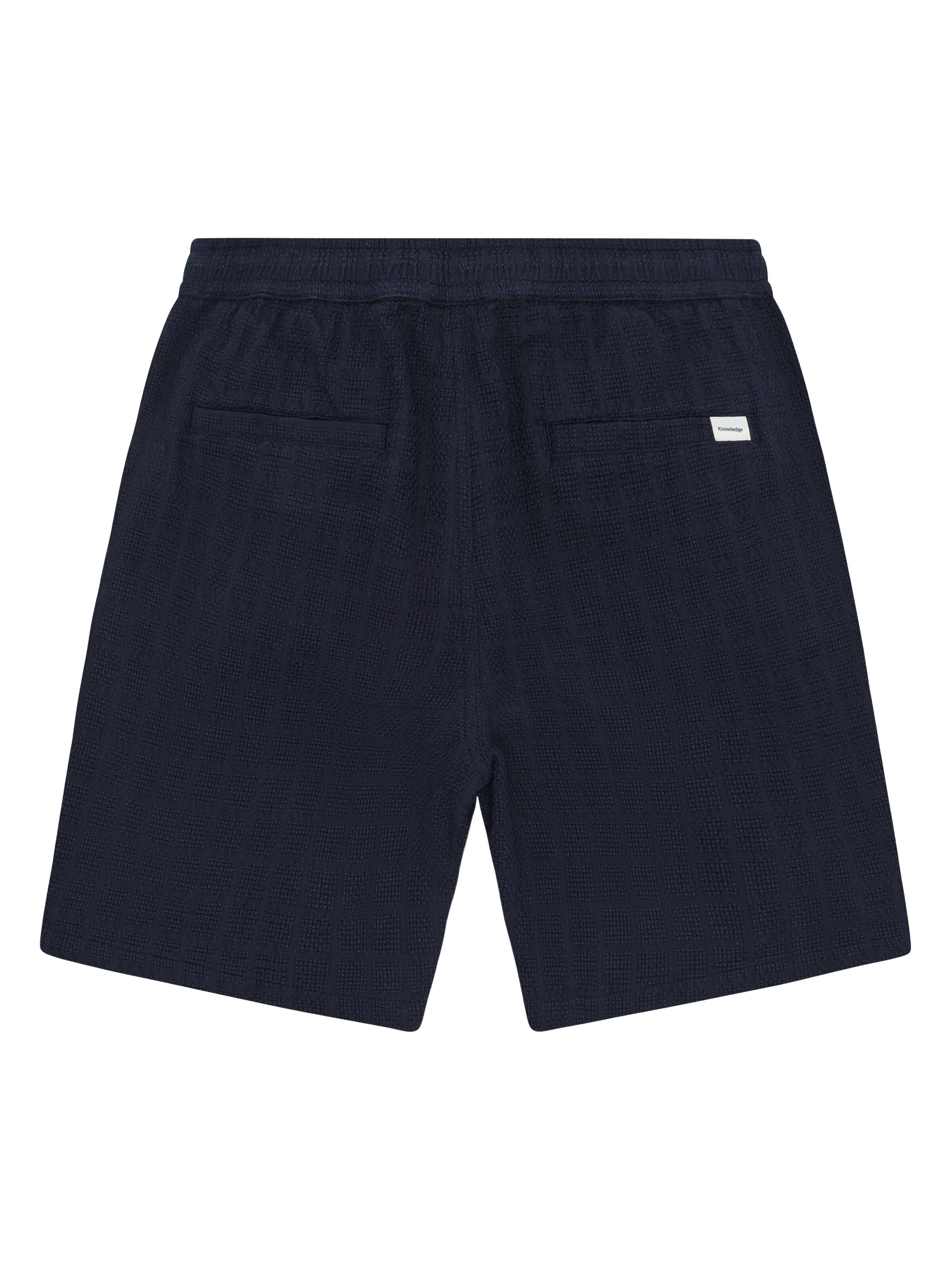 Lockere Shorts FIG mit Strucktur aus Bio-Baumwolle