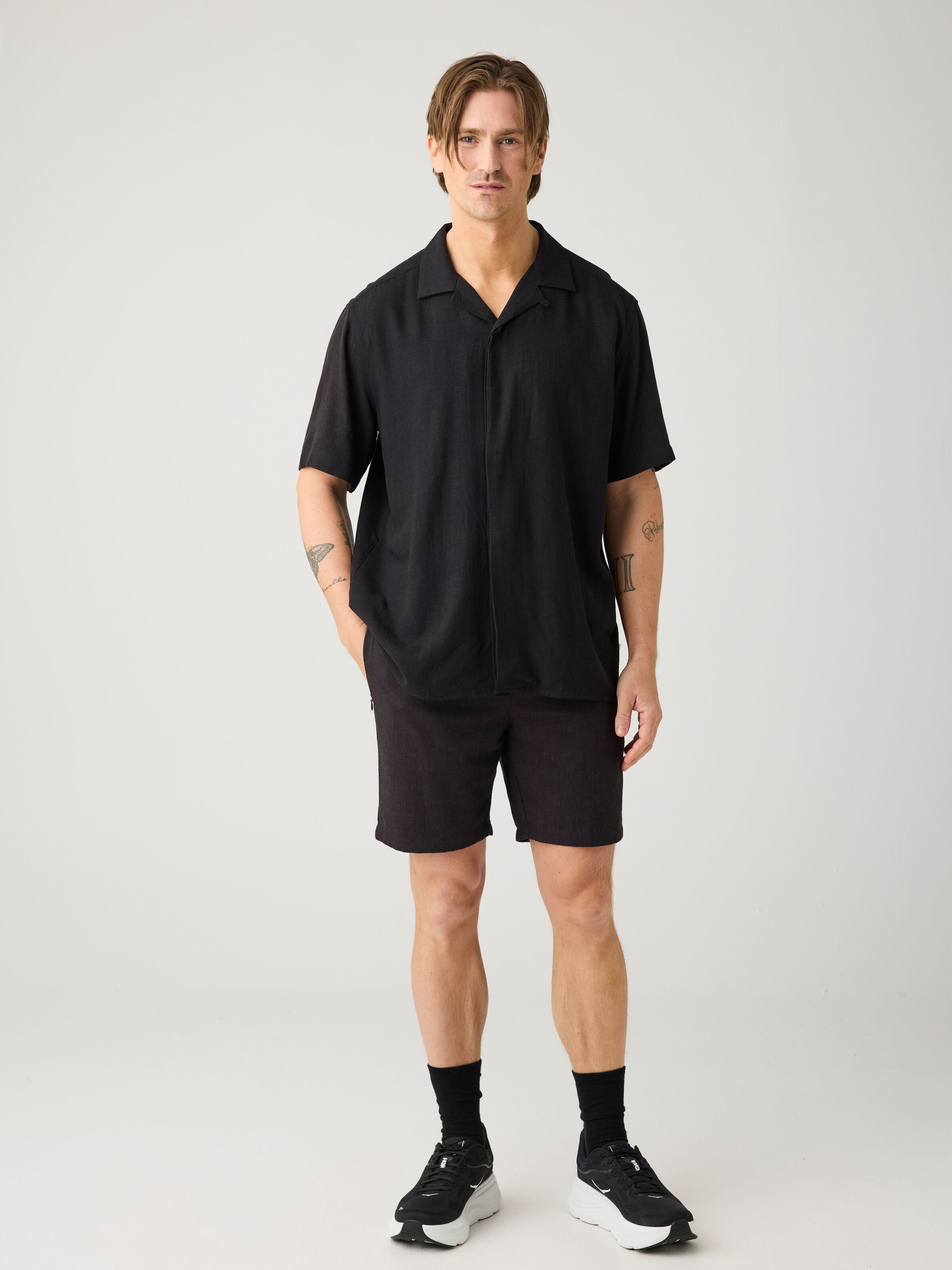 Shorts ASTRAL-Comfort aus Ecovero und Bio-Leinen