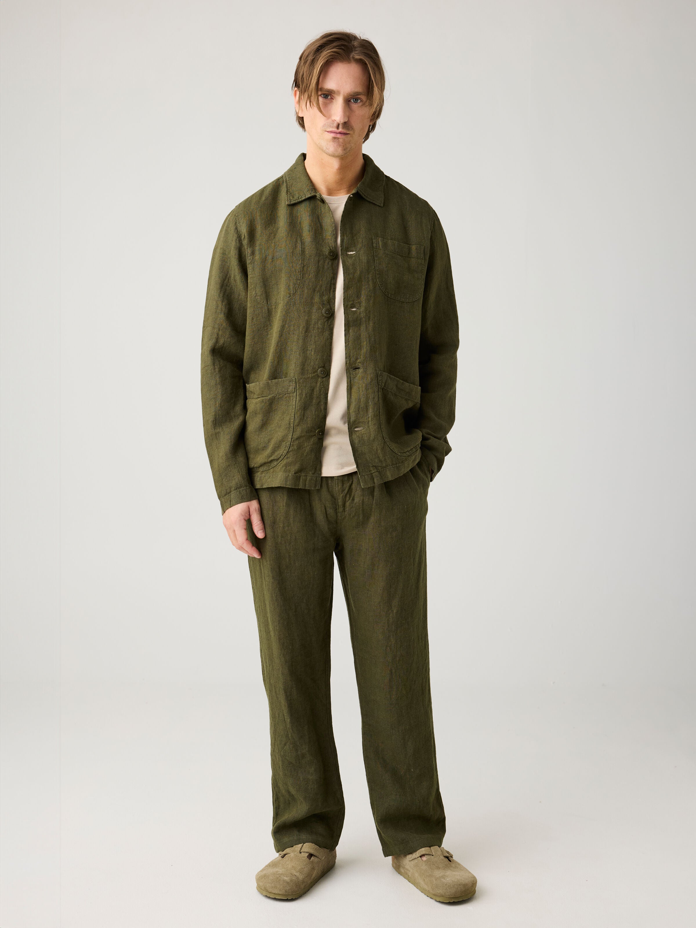 Lange Hose FIG Loose aus Bio-Leinen