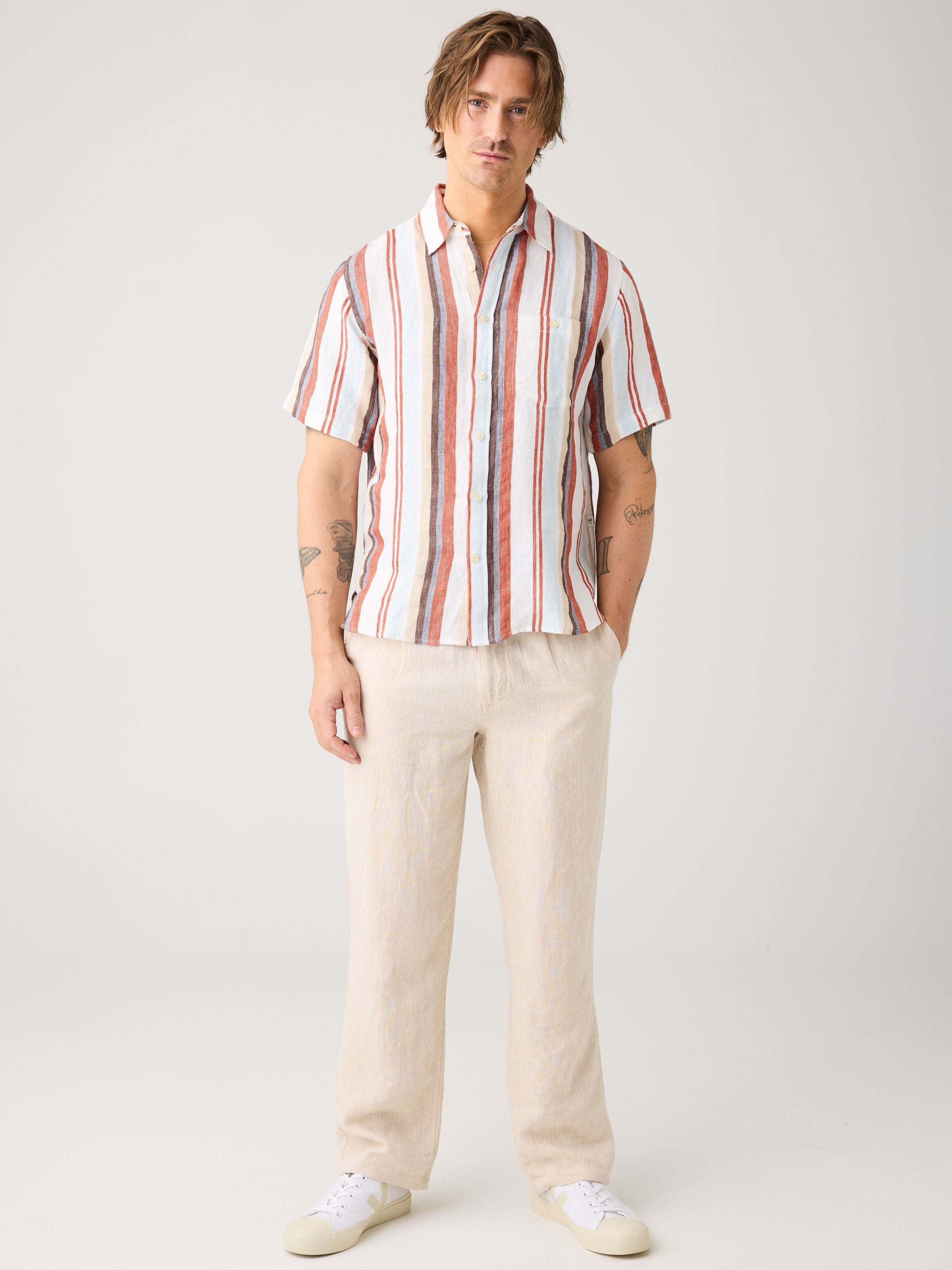 Lange Hose FIG Loose aus Bio-Leinen