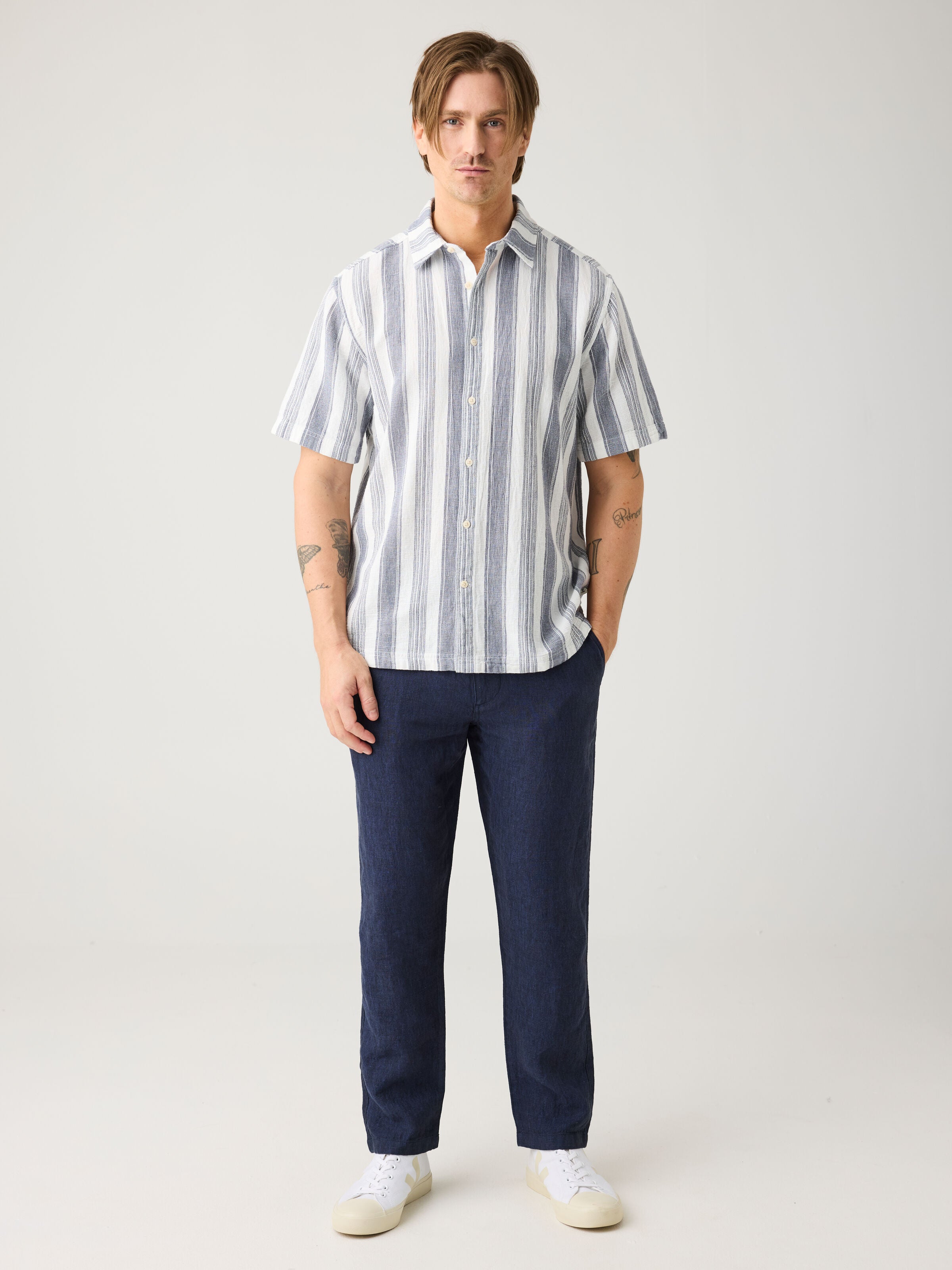Chinohose CHUCK aus Bio-Leinen