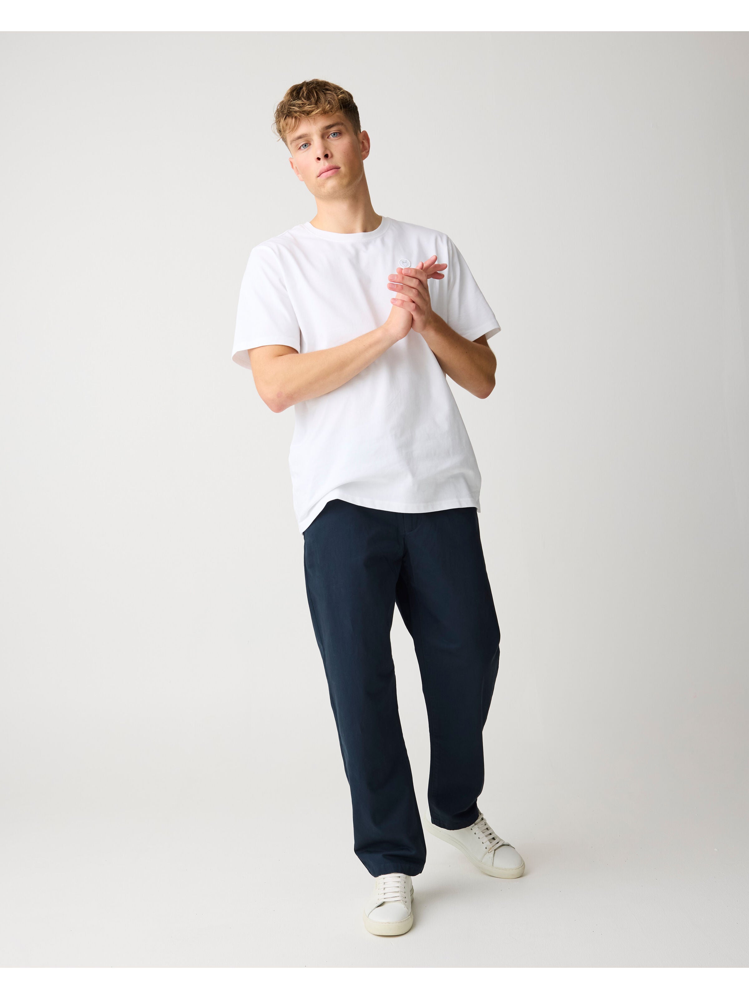 Flint weite Chino-Hose aus Bio-Baumwolle