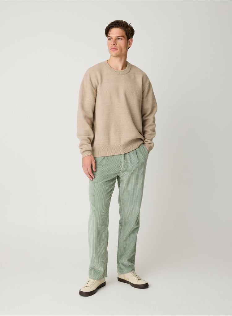 Lockere Cordhose FIG mit Kordelzug aus Bio-Baumwolle