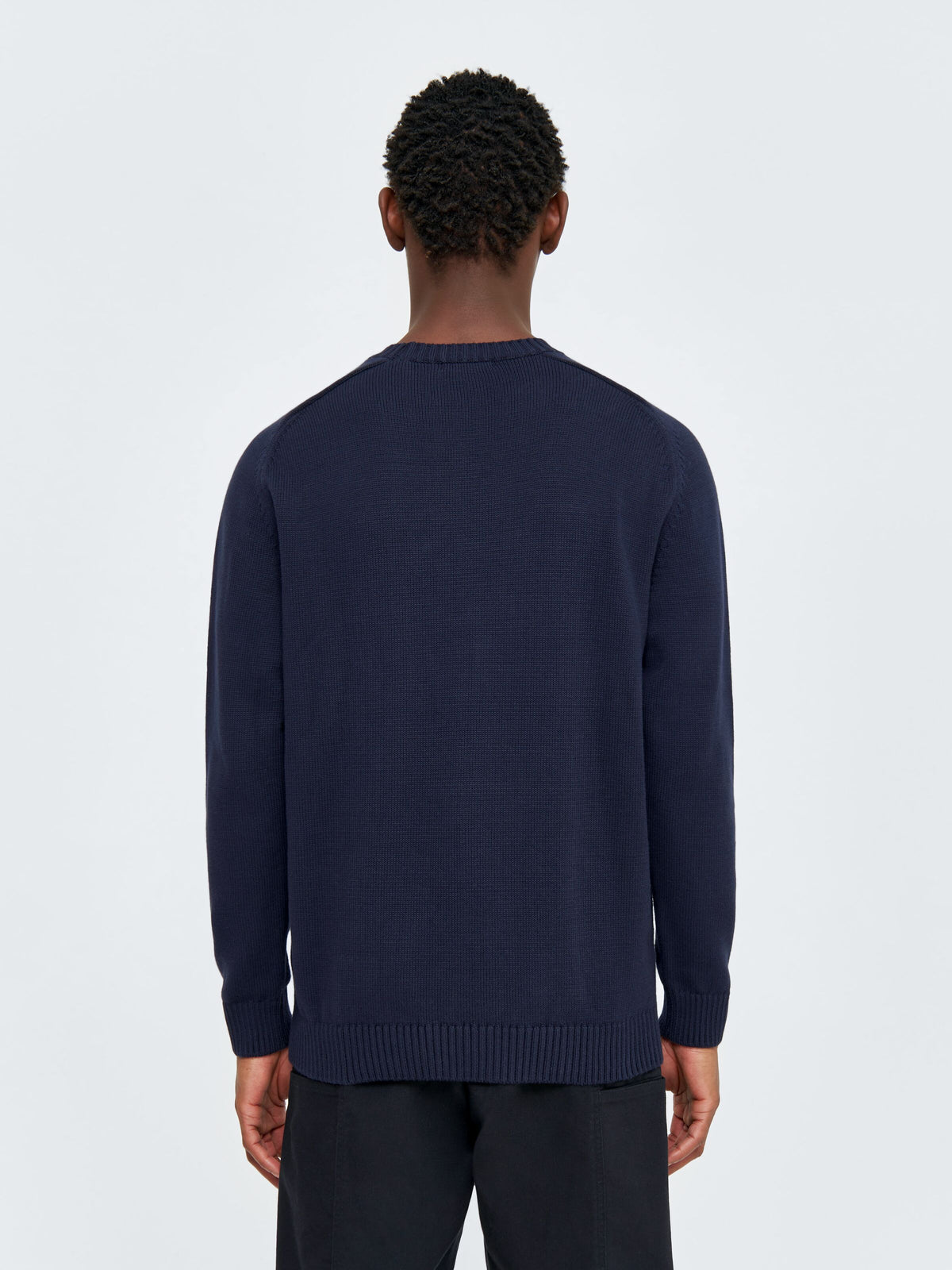 Strickpullover CREW NECK aus Bio-Baumwolle