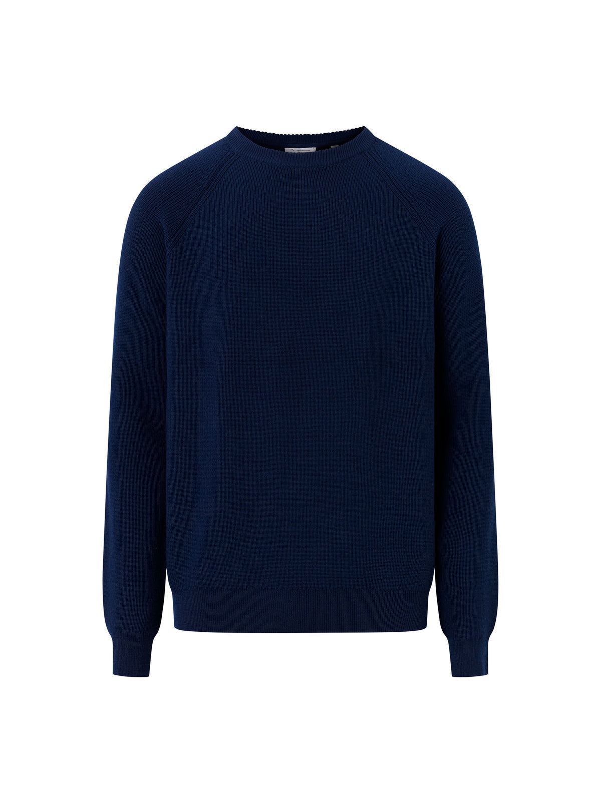 Rundhalsausschnitt-Pullover aus Bio-Merinowolle