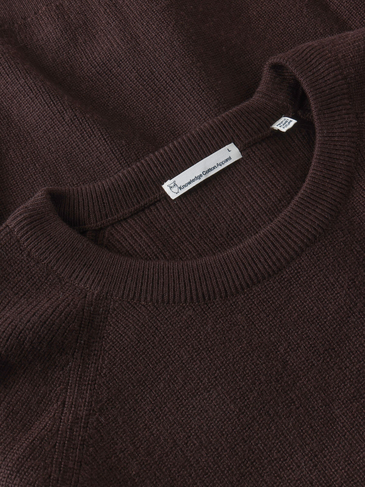 Rundhalsausschnitt-Pullover aus Bio-Merinowolle
