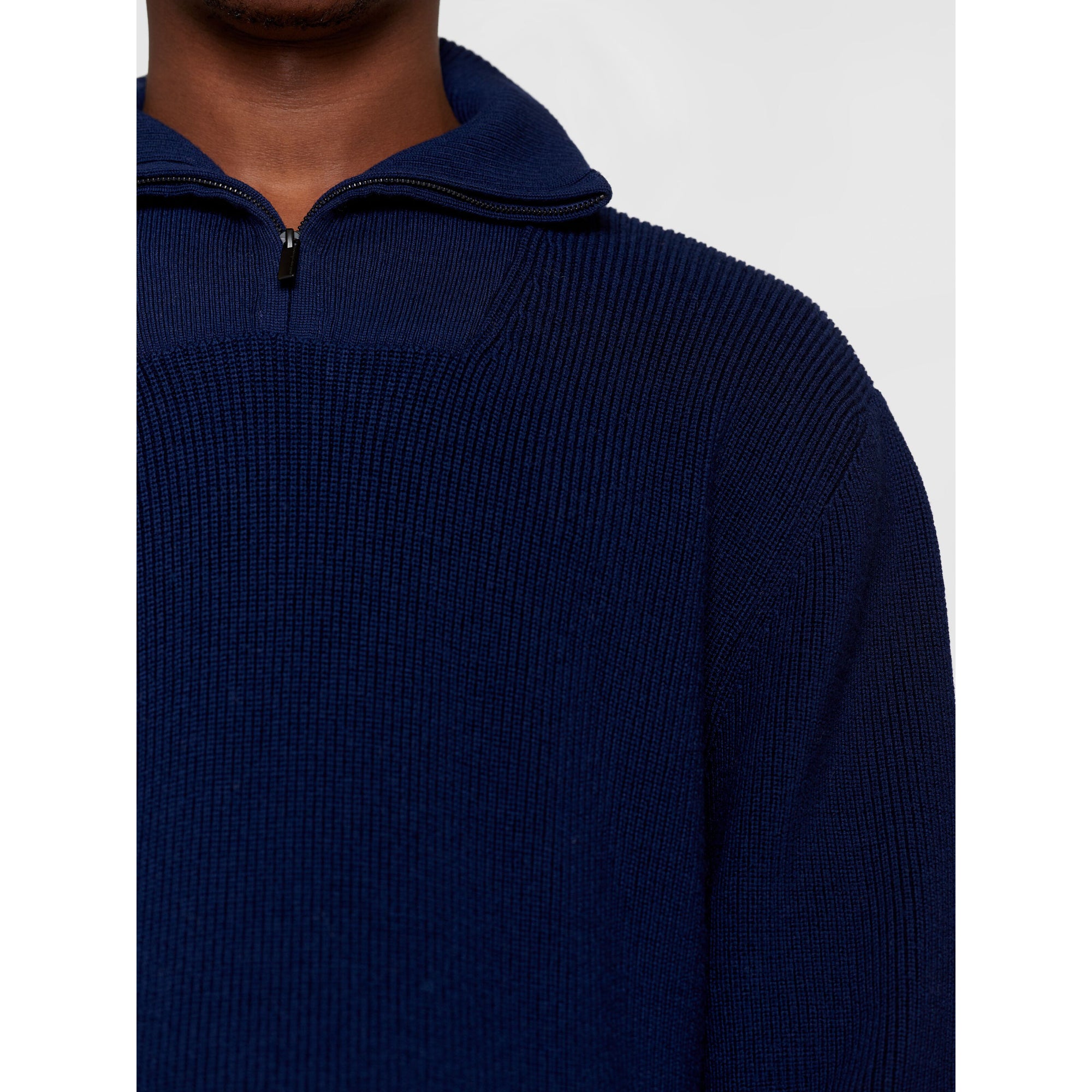 Stricktroyer HALF ZIP aus Merinowolle