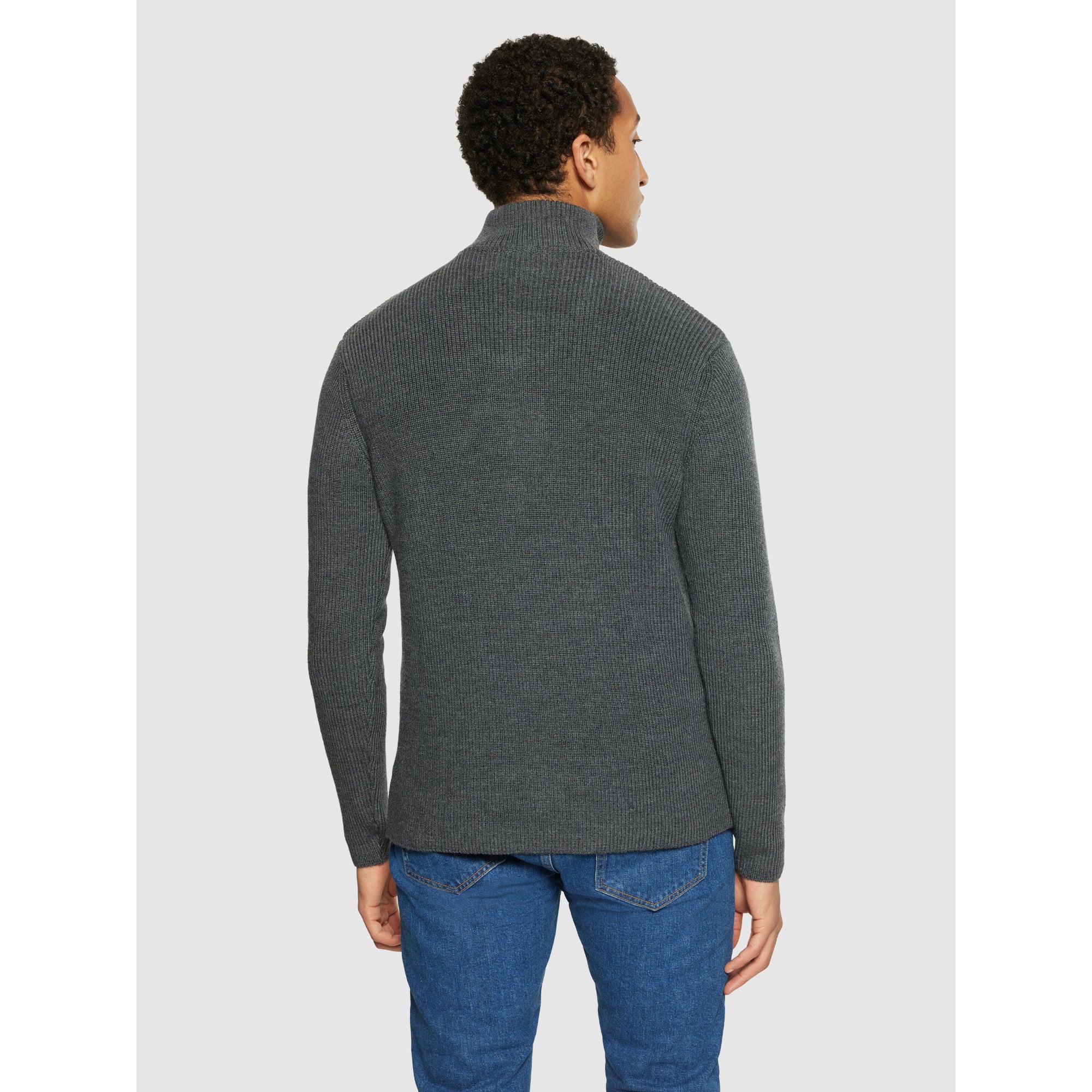 Stricktroyer HALF ZIP aus Merinowolle