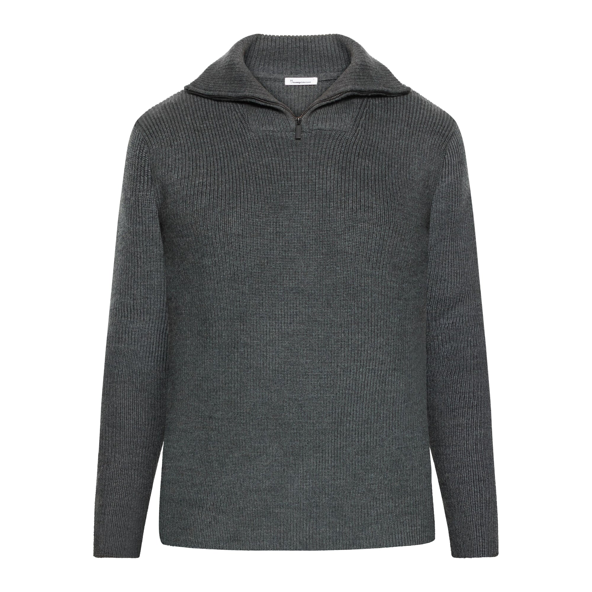 Stricktroyer HALF ZIP aus Merinowolle