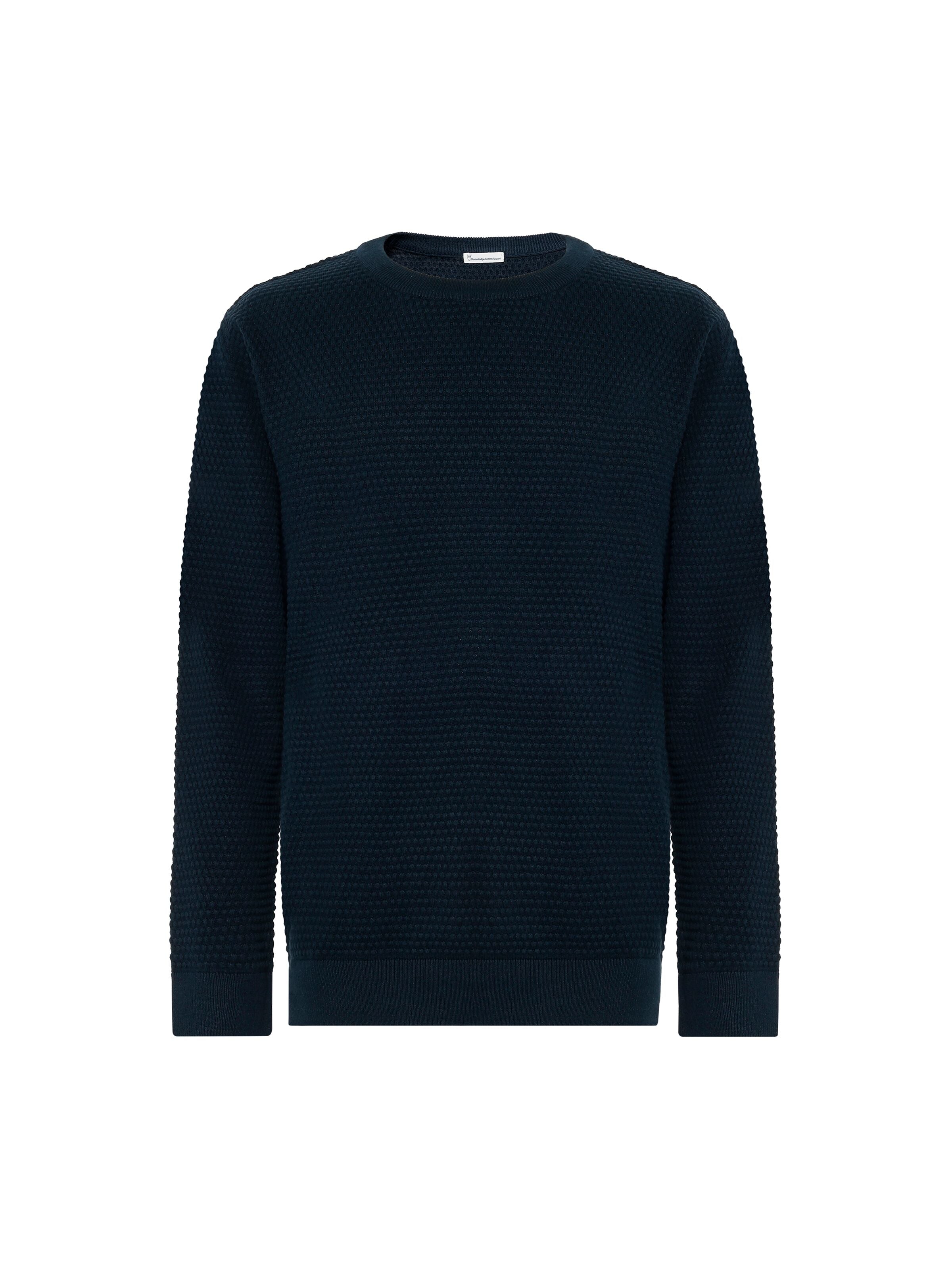 Crewneck Strickpullover VAGN aus Bio-Baumwolle - ROC/GOTS/Vegan
