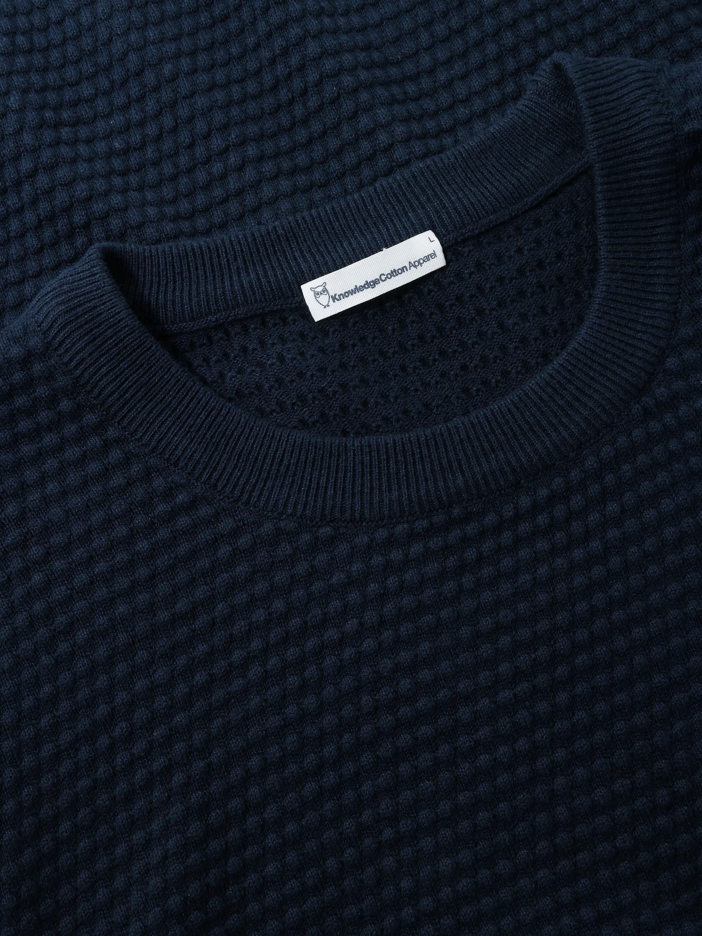 Crewneck Strickpullover VAGN aus Bio-Baumwolle - ROC/GOTS/Vegan
