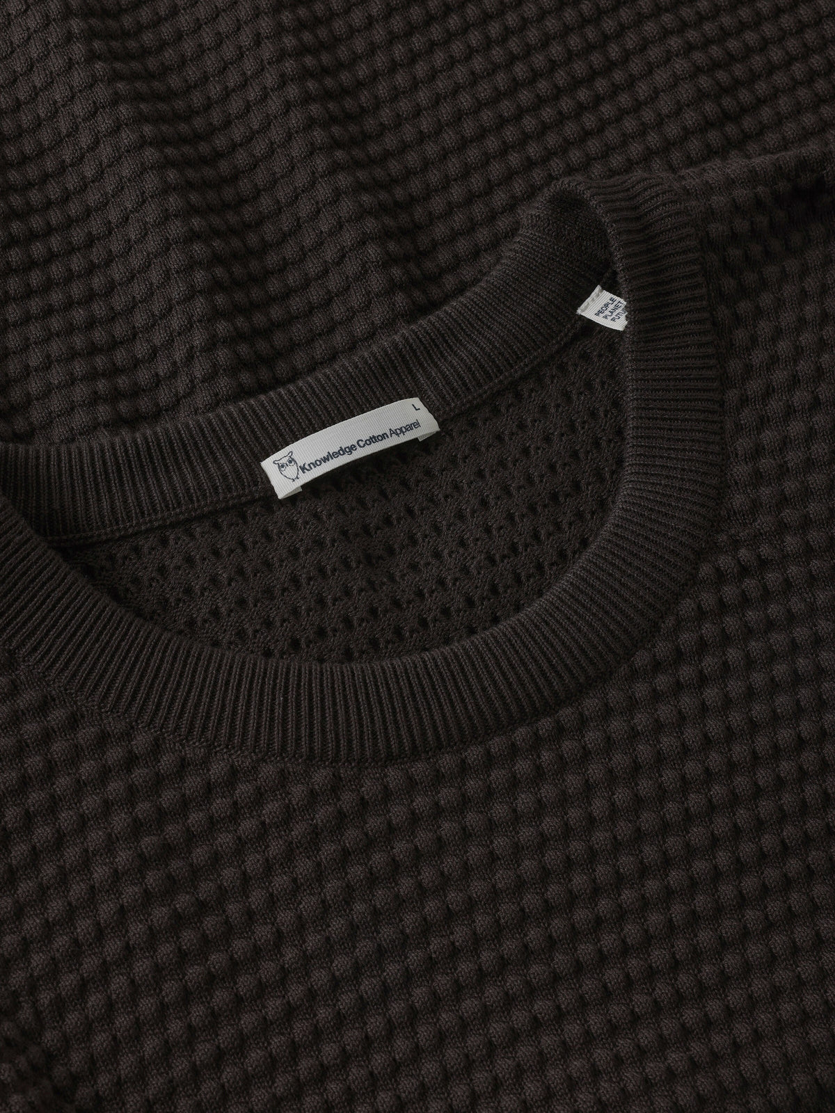 Crewneck Strickpullover VAGN aus Bio-Baumwolle - ROC/GOTS/Vegan