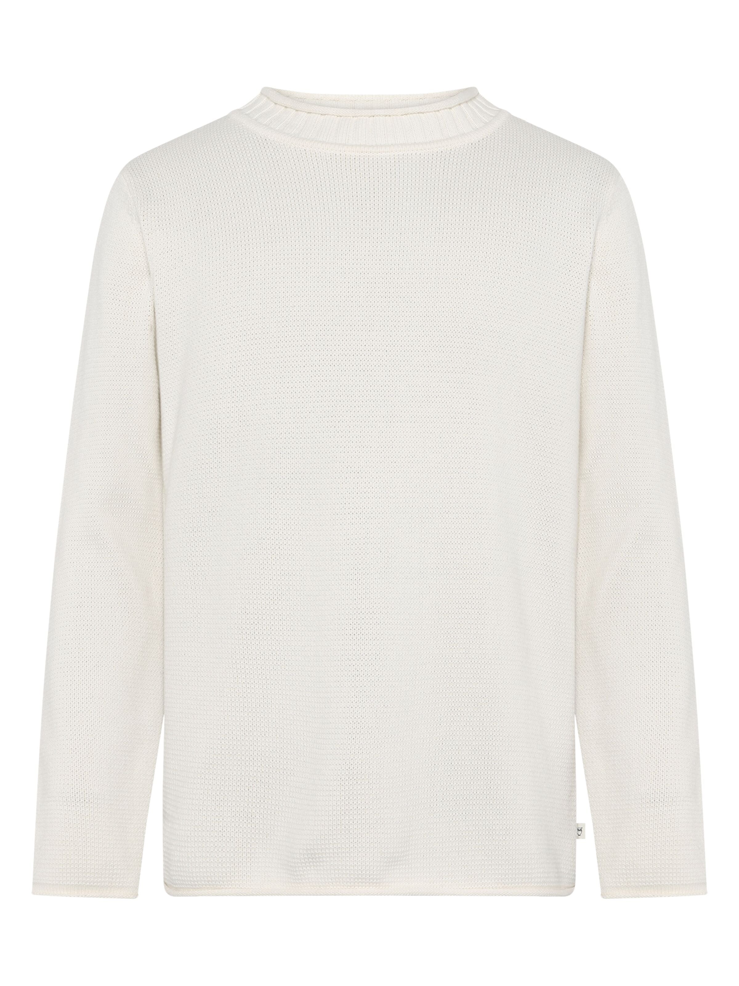 Leichter Pullover mit Rundhalsausschnitt aus Bio-Baumwolle