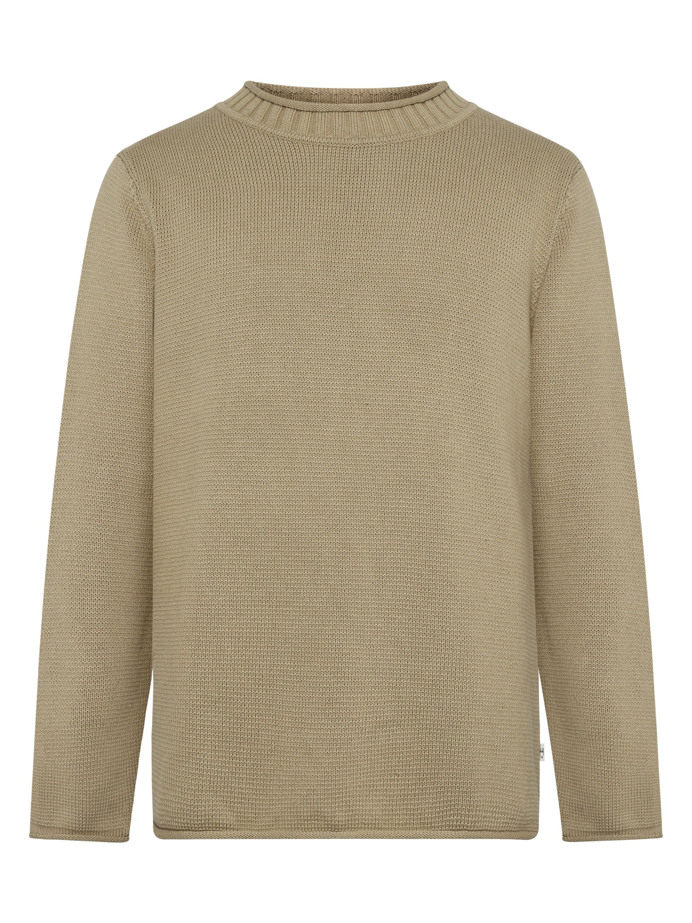 Leichter Pullover mit Rundhalsausschnitt aus Bio-Baumwolle