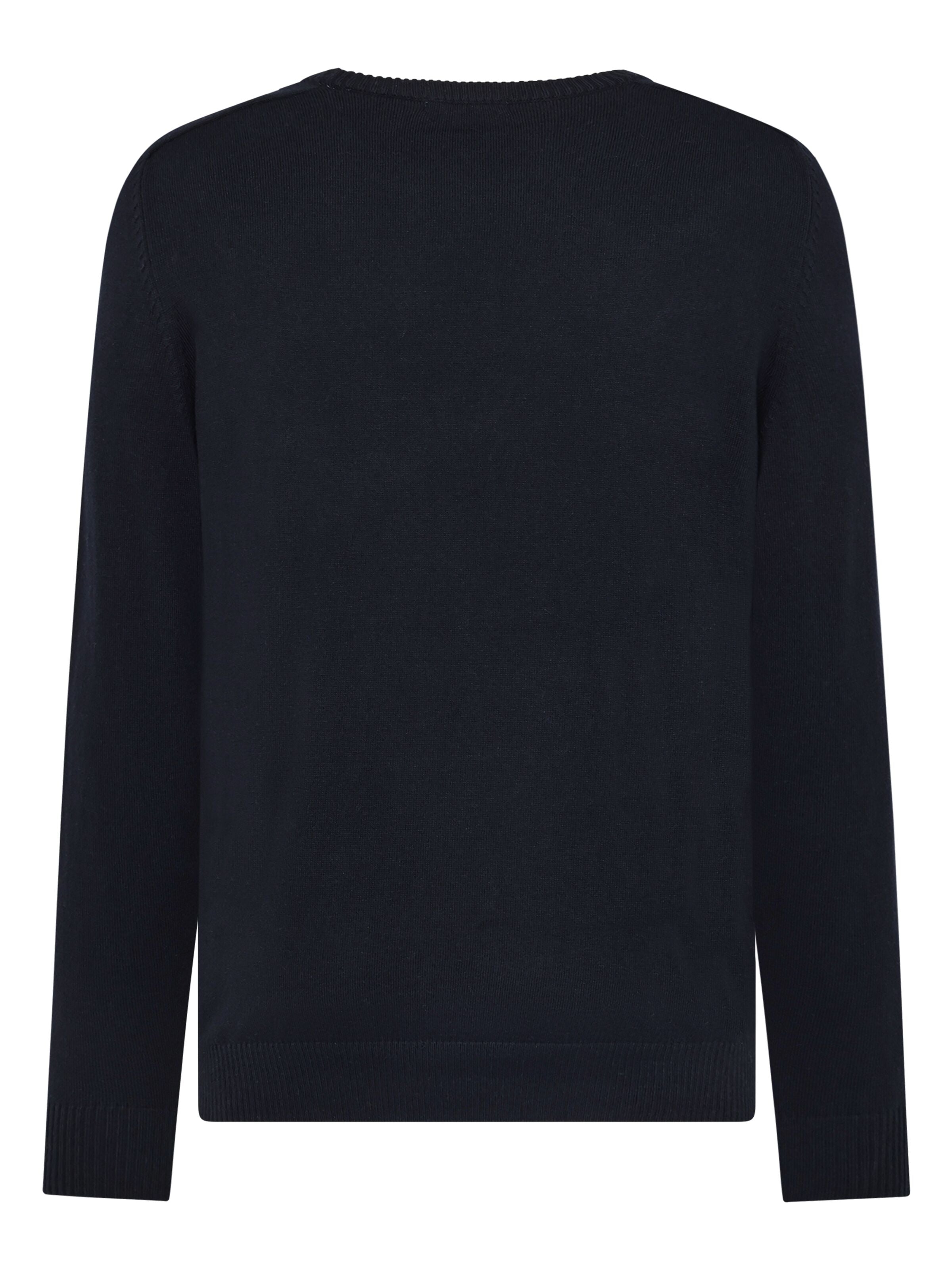 Leichter Pullover mit Rundhalsausschnitt aus Bio-Baumwolle und Kaschmir