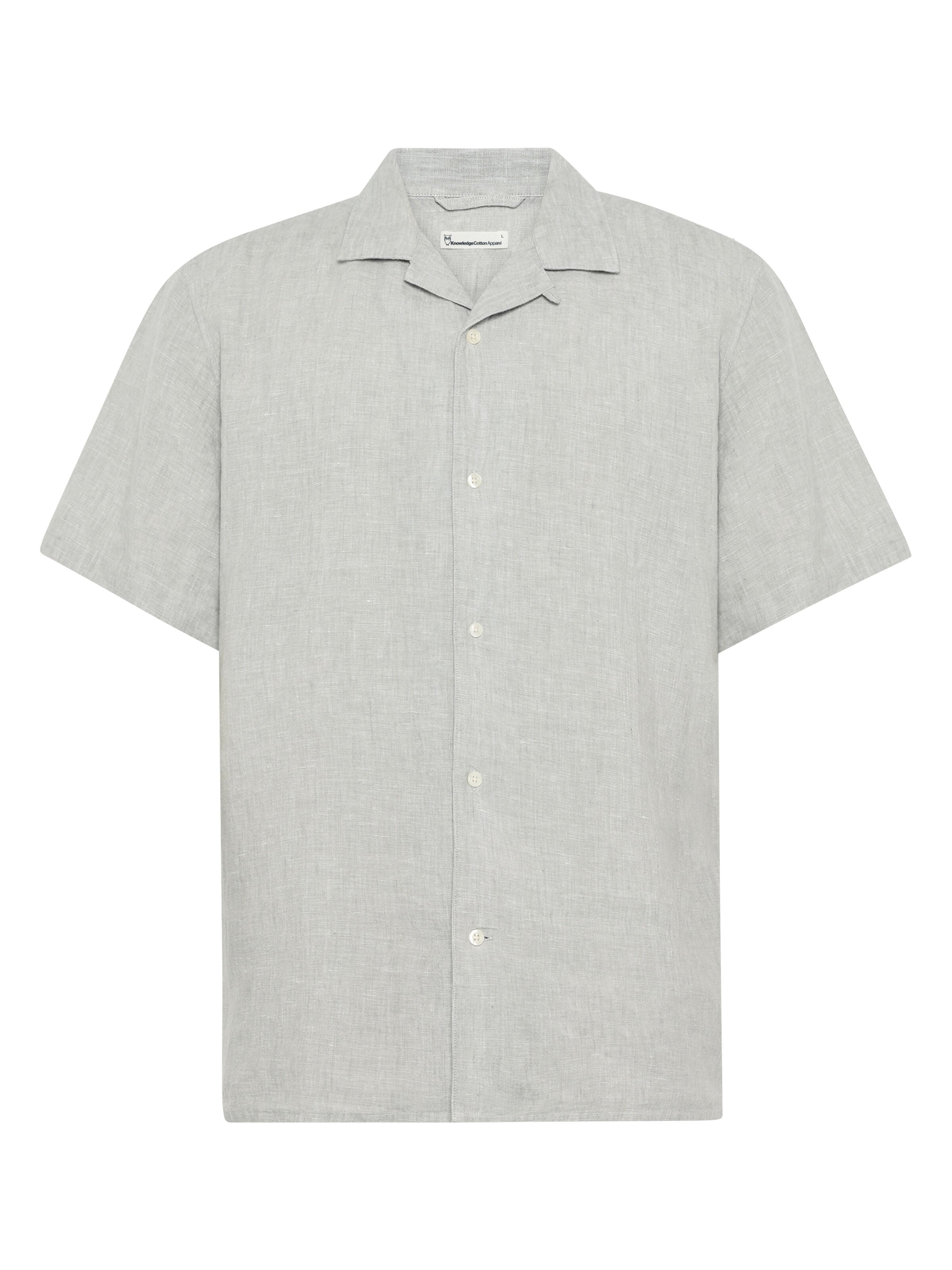Kurzarmhemd BOXY aus Bio-Leinen
