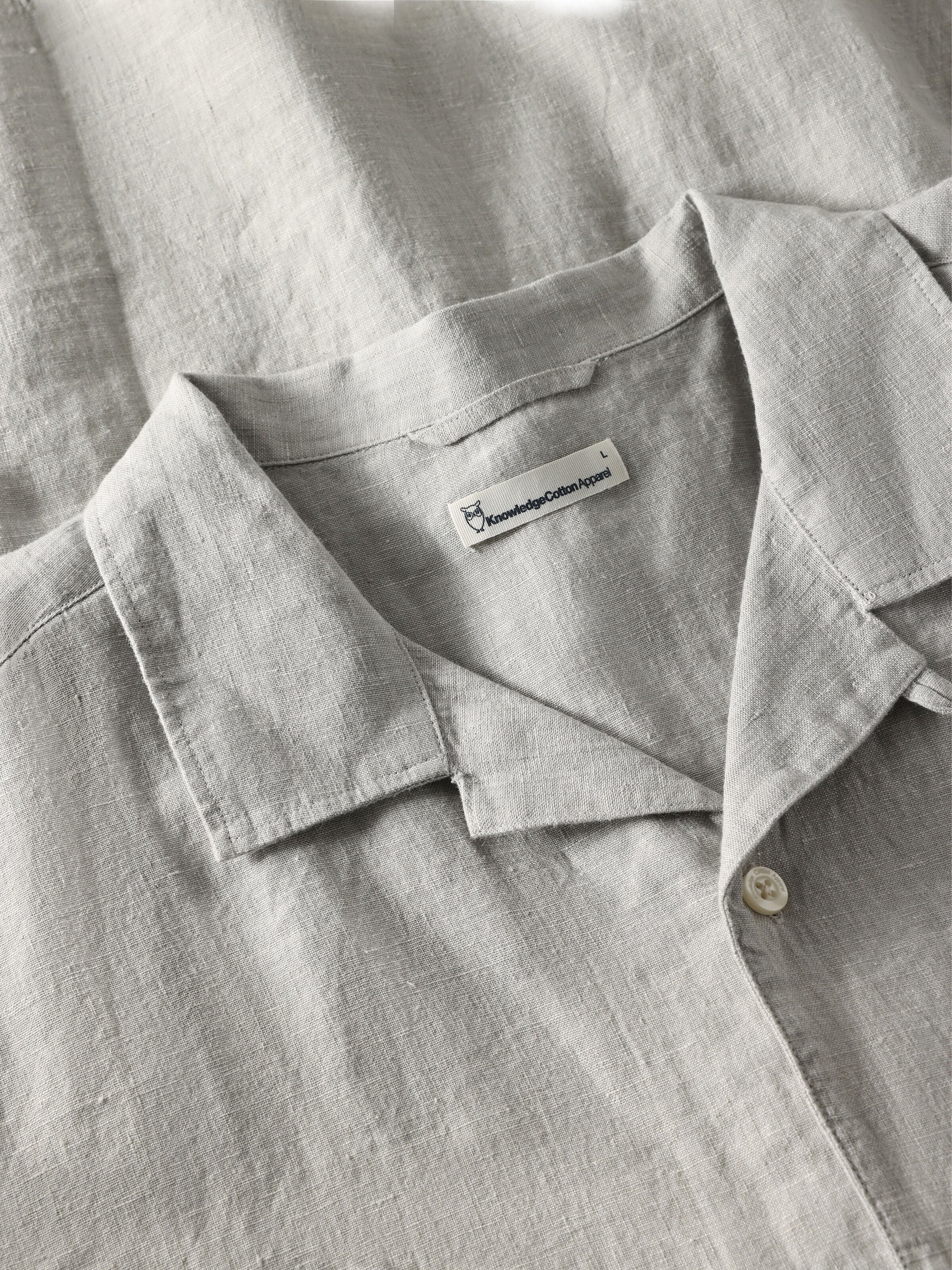 Kurzarmhemd BOXY aus Bio-Leinen