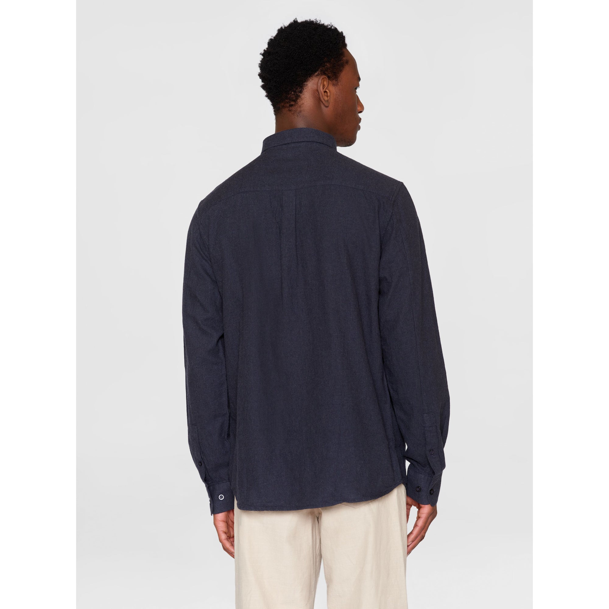 Flanell-Hemd MELANGE aus Bio-Baumwolle