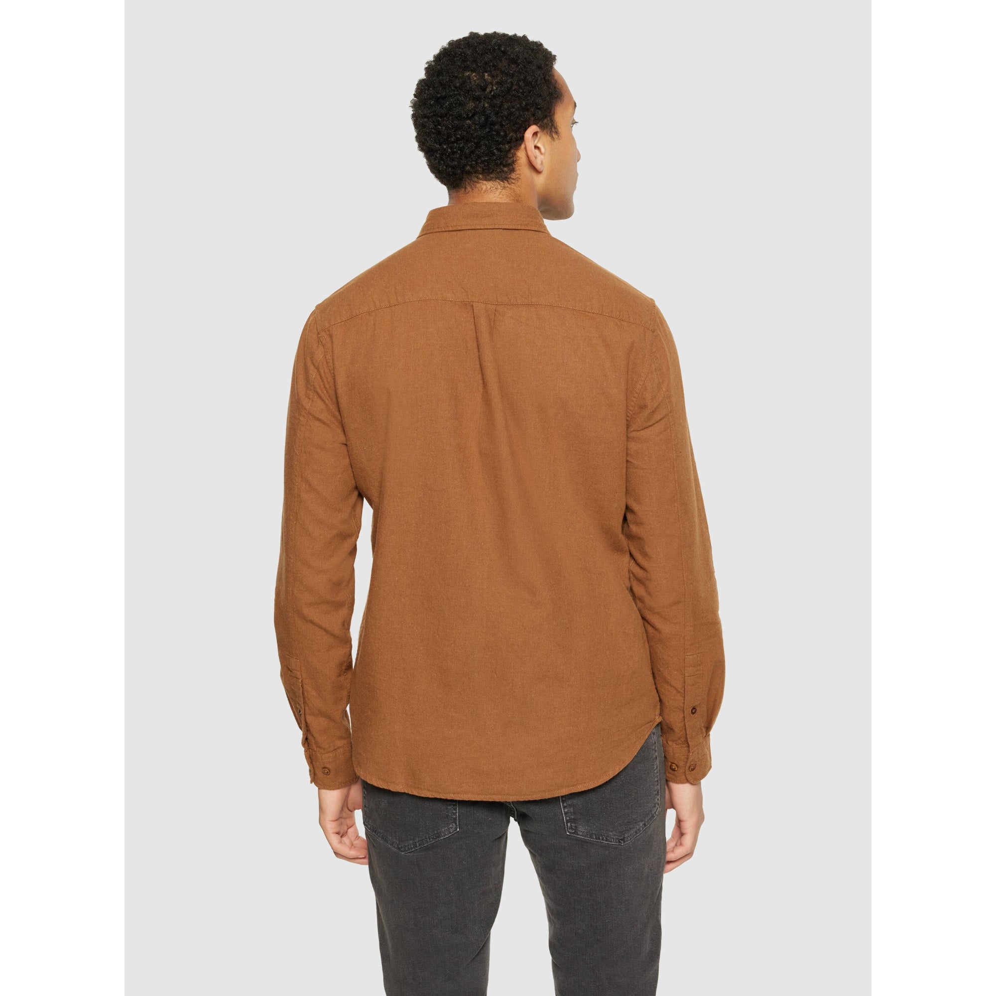Flanell-Hemd MELANGE aus Bio-Baumwolle