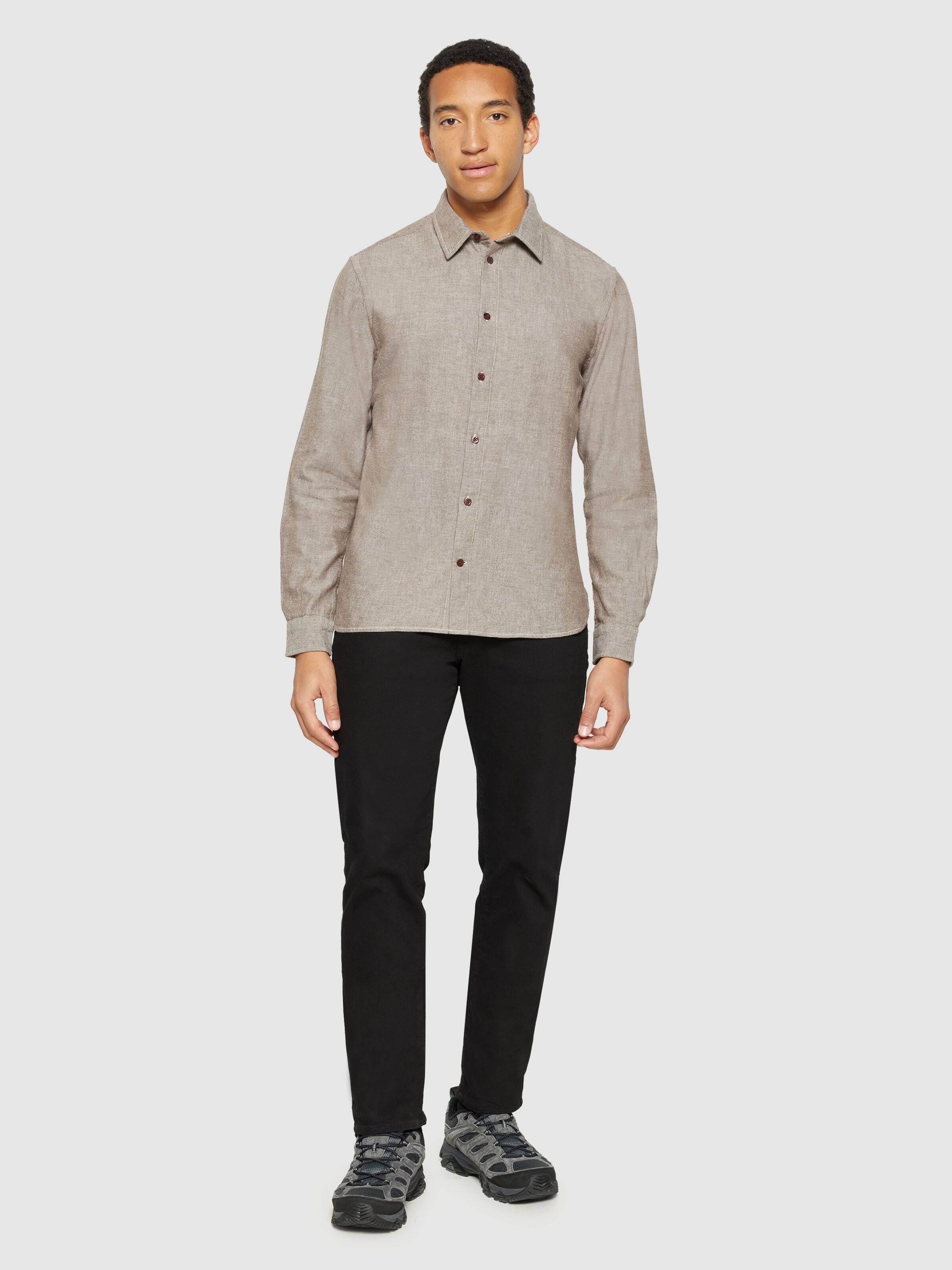 Heavy Twill Flannel Hemd Regular Fit aus Bio-Baumwolle