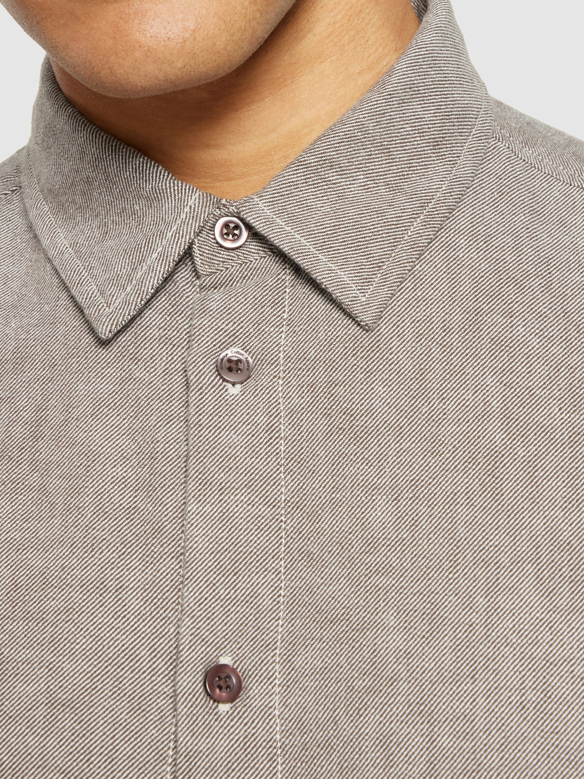 Heavy Twill Flannel Hemd Regular Fit aus Bio-Baumwolle