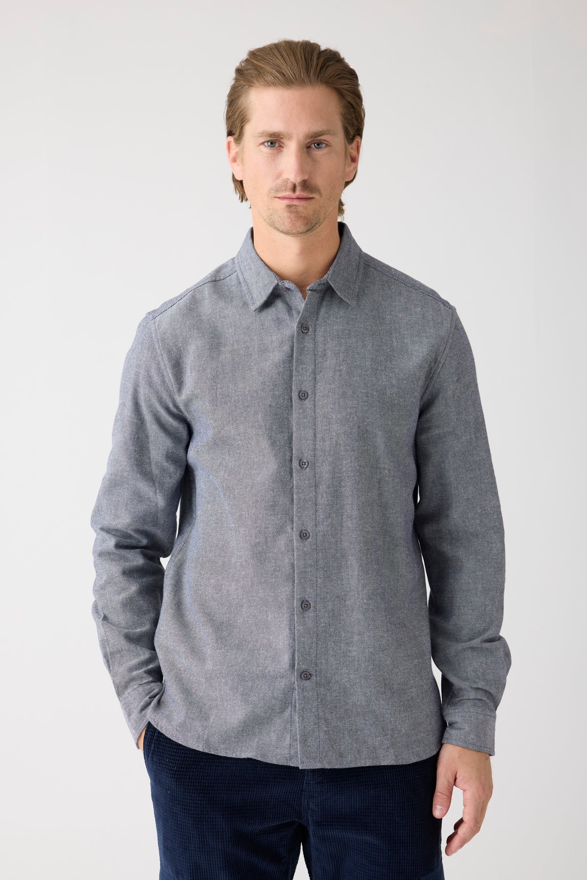 Heavy Twill Flannel Hemd Regular Fit aus Bio-Baumwolle