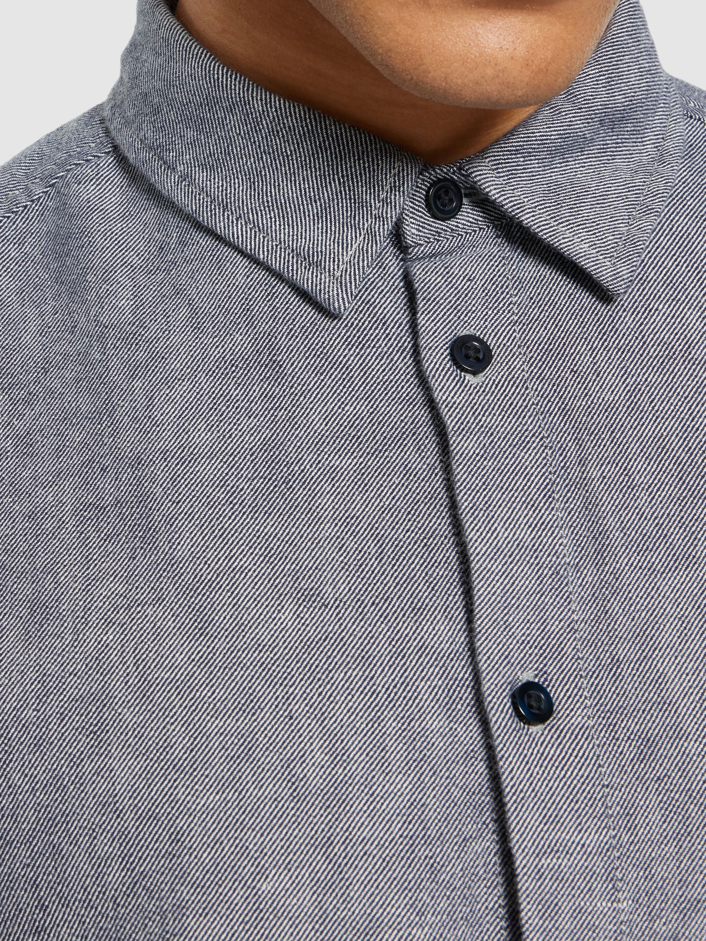 Heavy Twill Flannel Hemd Regular Fit aus Bio-Baumwolle
