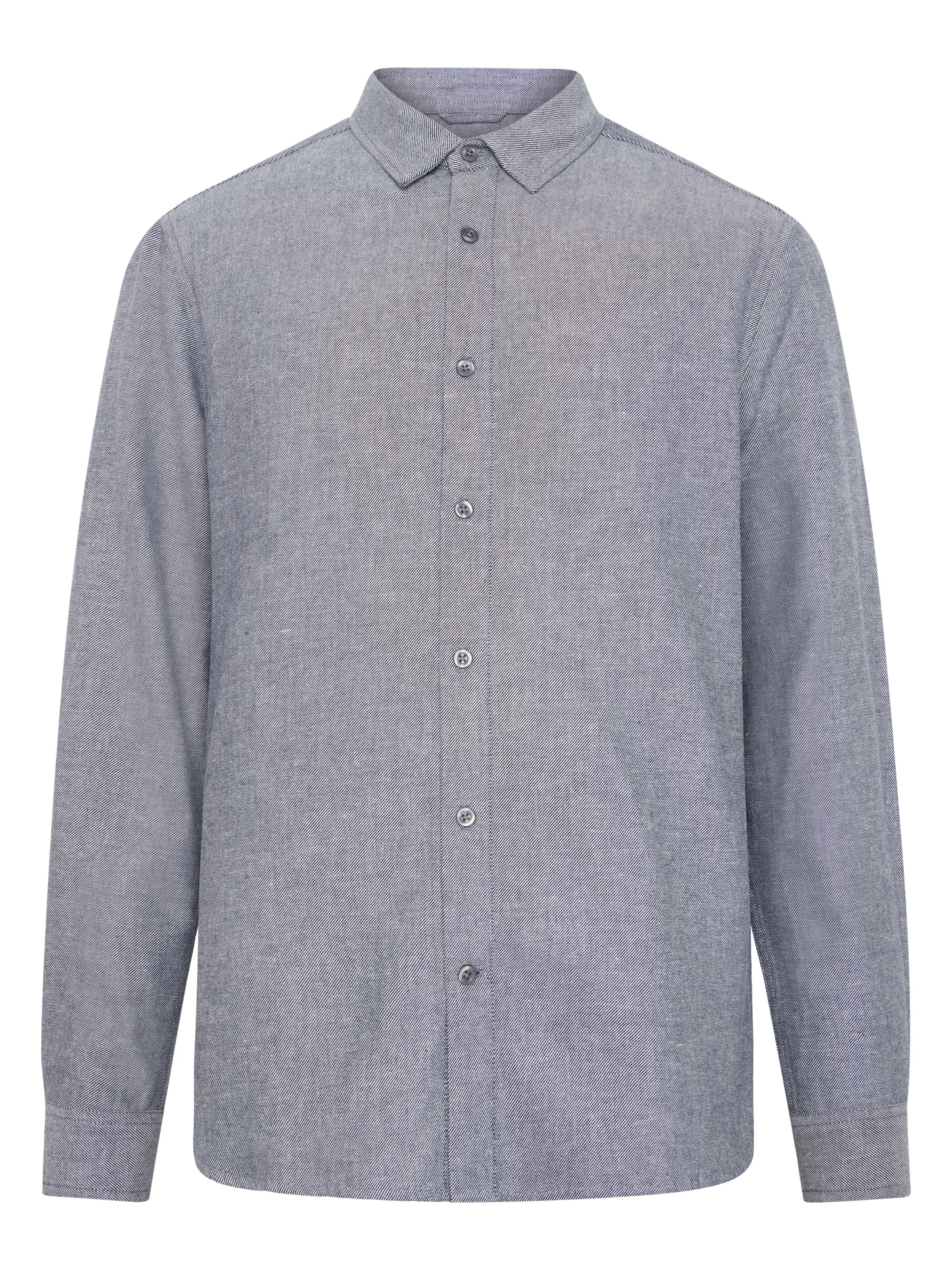 Heavy Twill Flannel Hemd Regular Fit aus Bio-Baumwolle