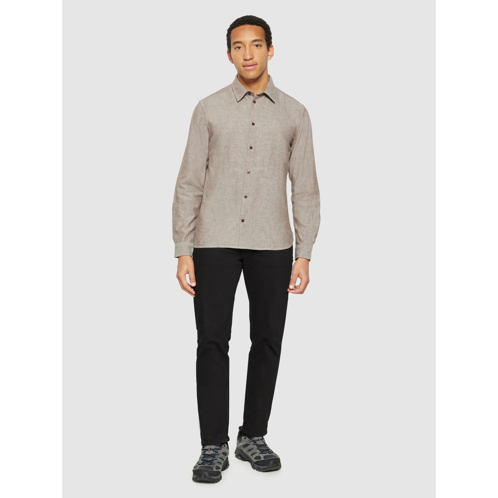 Heavy Twill Flannel Hemd Regular Fit aus Bio-Baumwolle