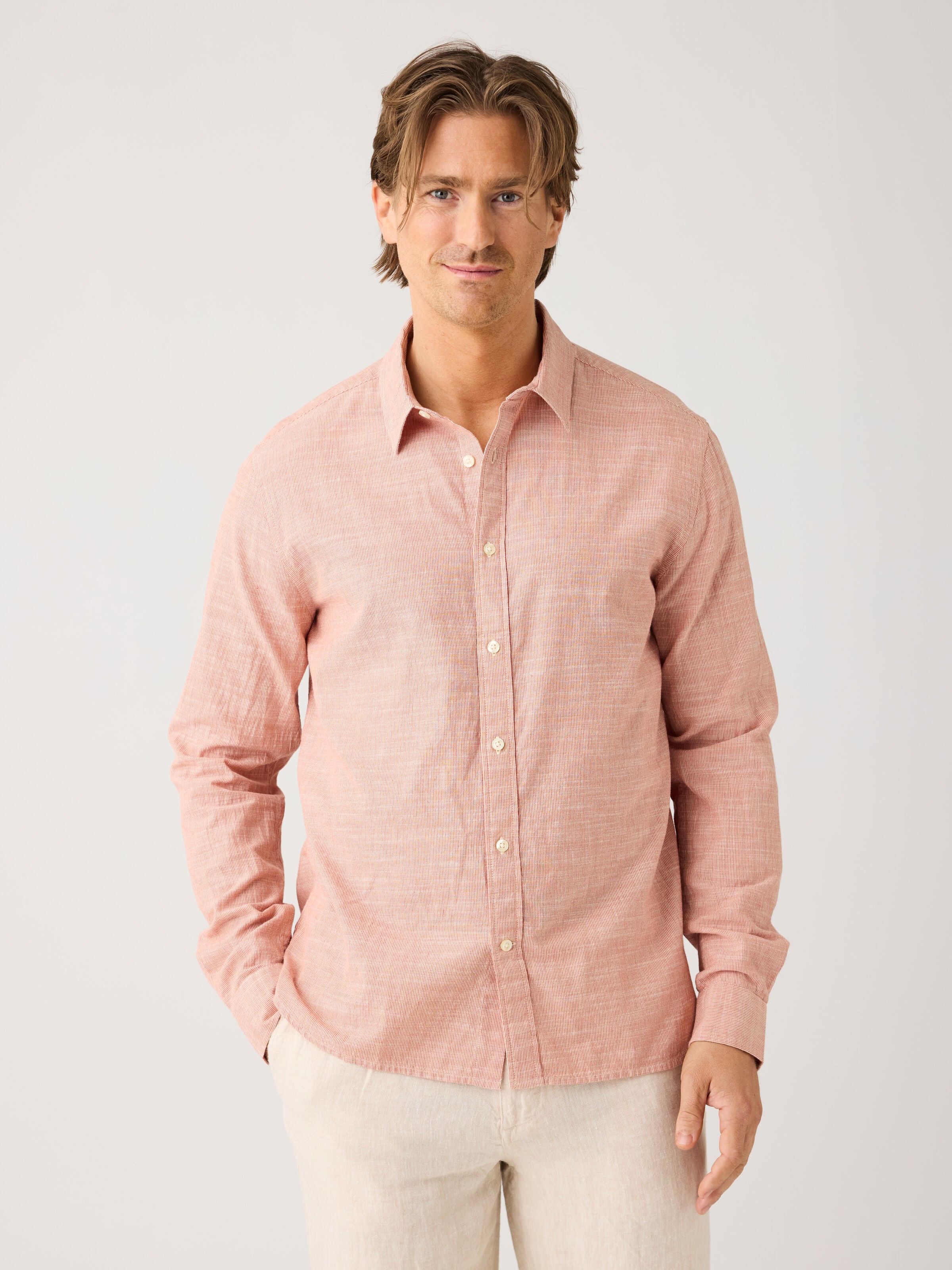 Streifenhemd DUNE regular aus Bio-Baumwolle