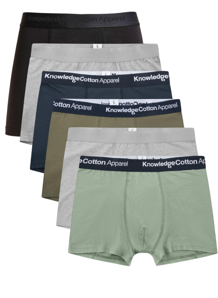 6-Pack Boxershorts MIXED aus Bio-Baumwolle