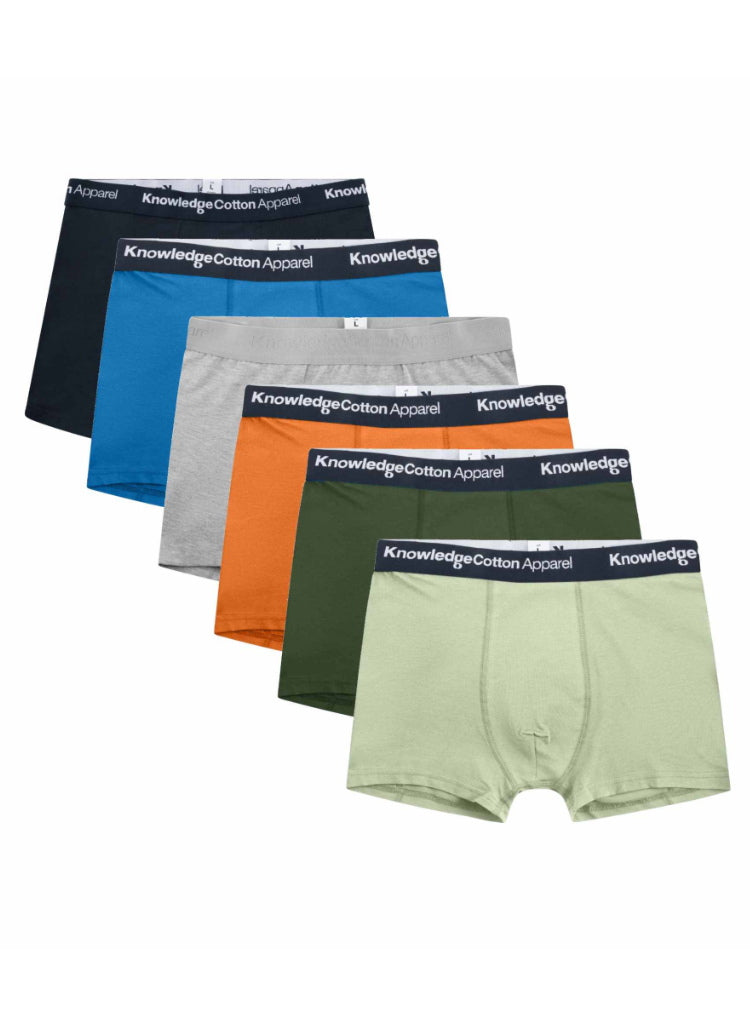6-Pack Boxershorts MIXED aus Bio-Baumwolle