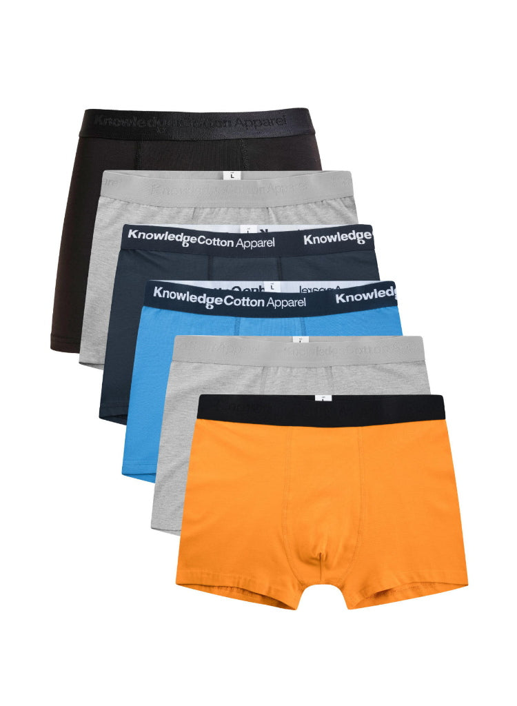 6-Pack Boxershorts MIXED aus Bio-Baumwolle