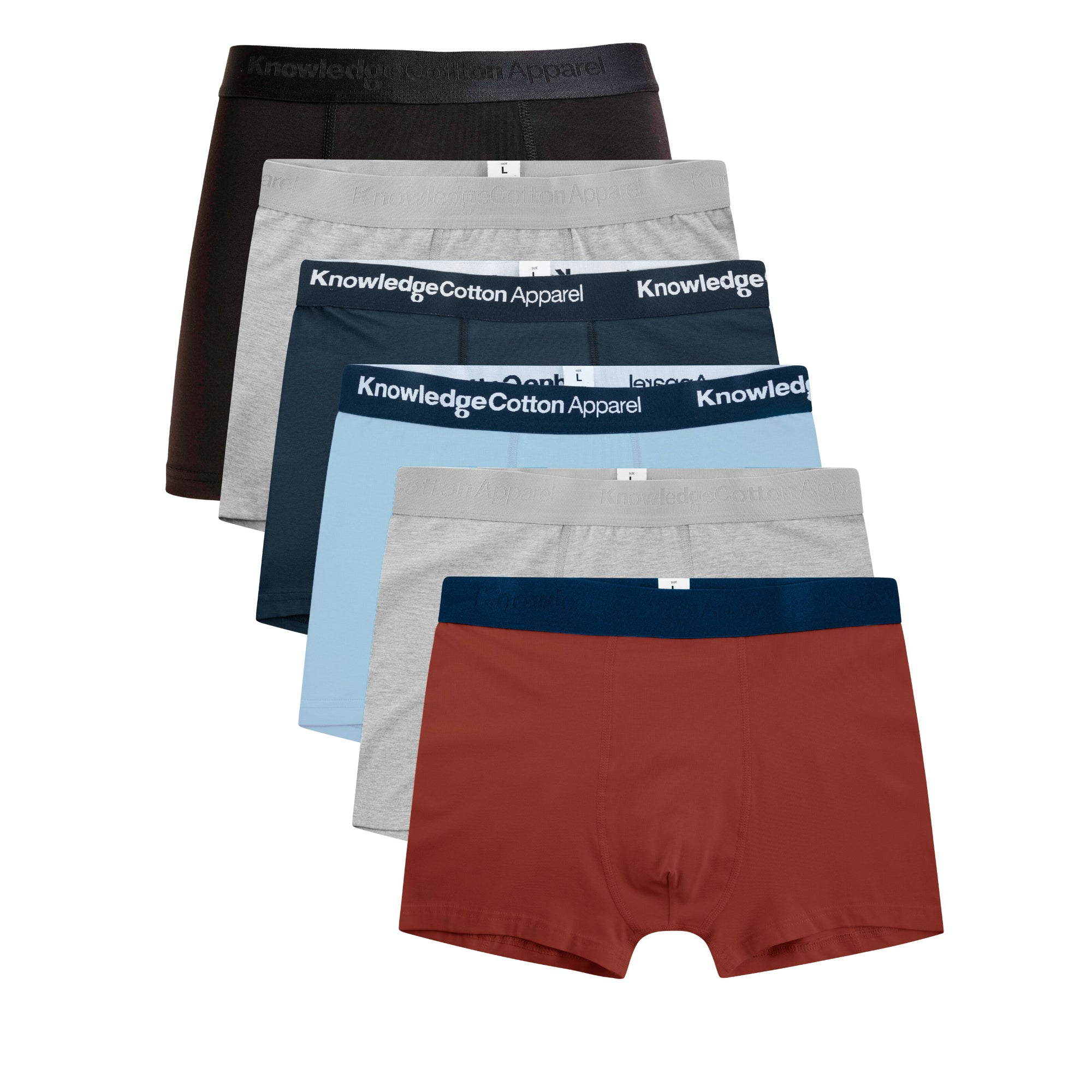 6-Pack Boxershorts MIXED aus Bio-Baumwolle