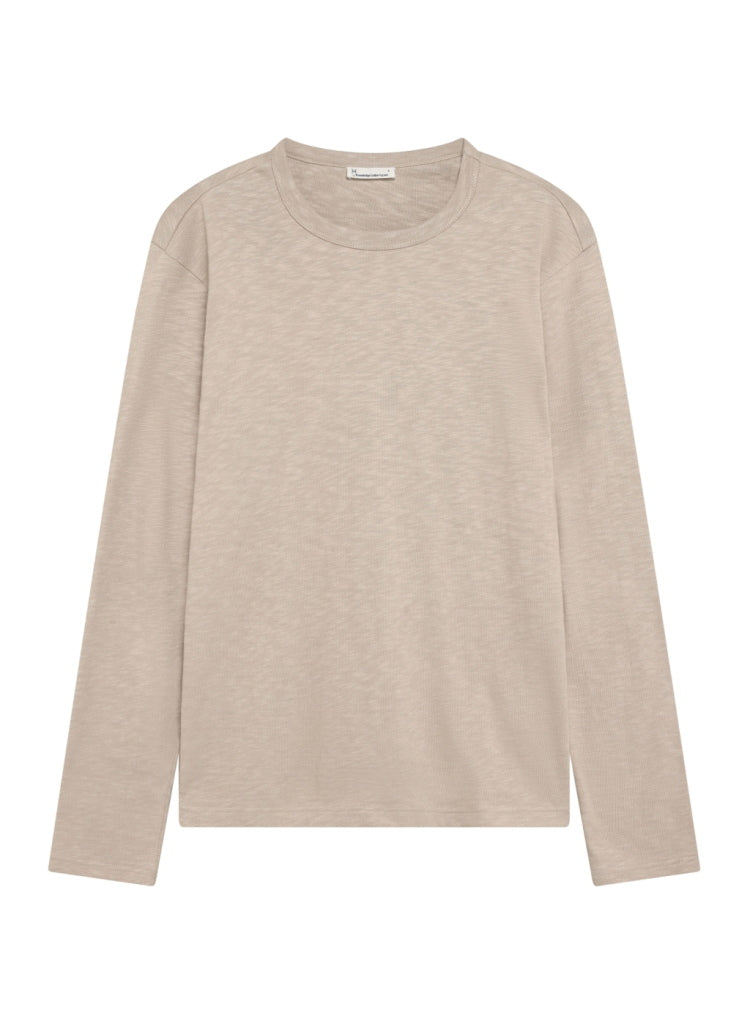 Langarmshirt Slub-Jersey aus Bio-Baumwolle