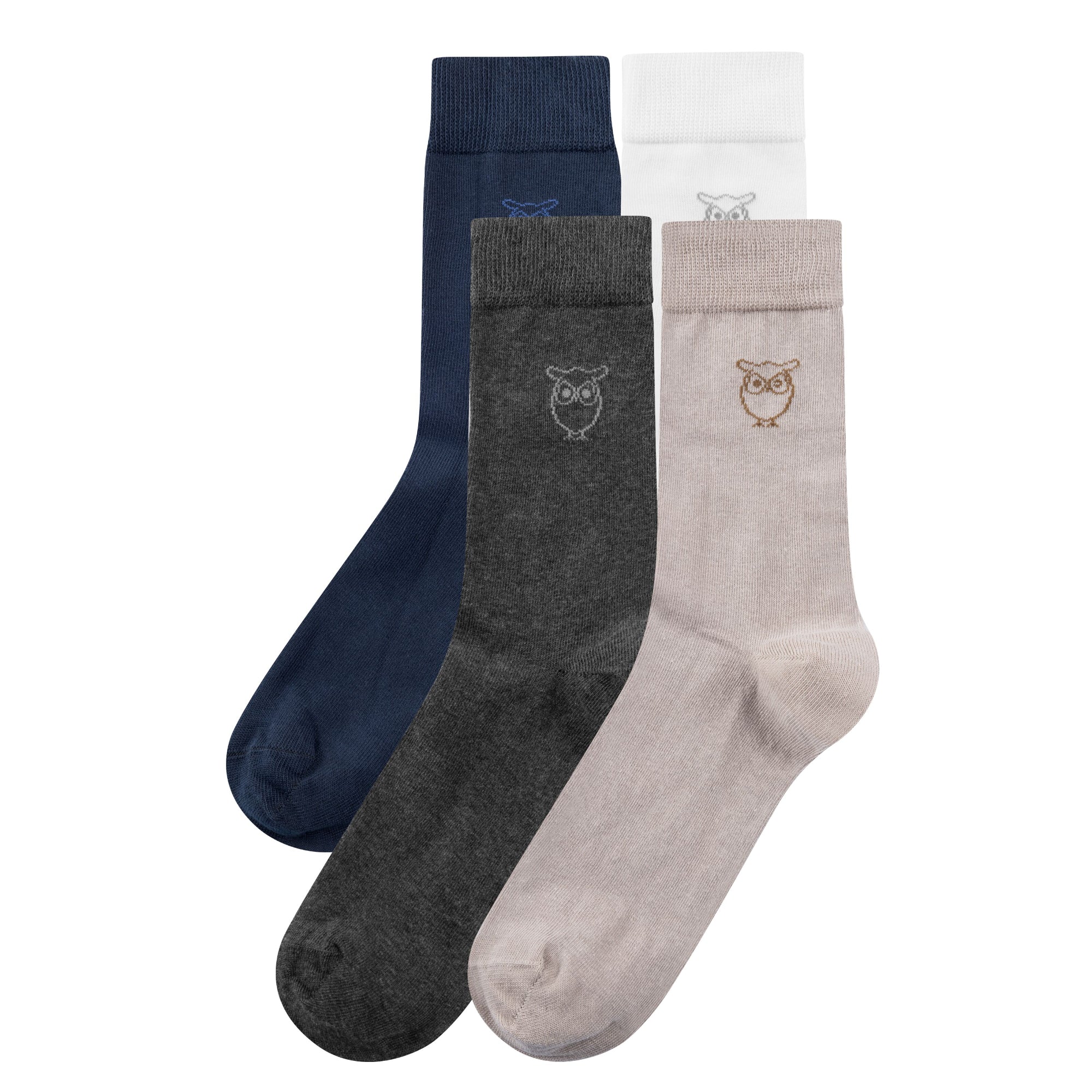 4-Pack Socken SOLID mit Bio-Baumwolle