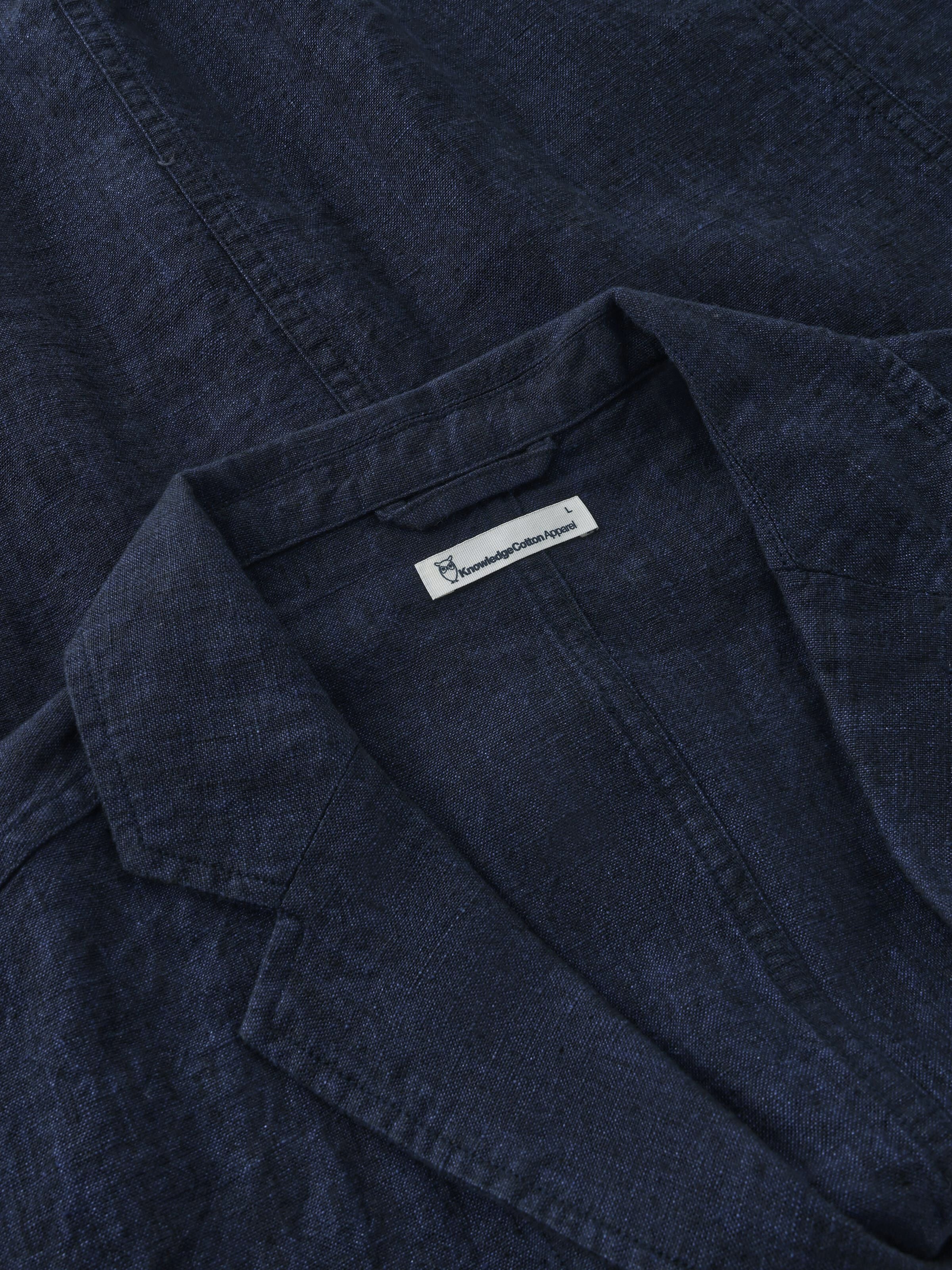 Lockerer Blazer aus Bio-Leinen