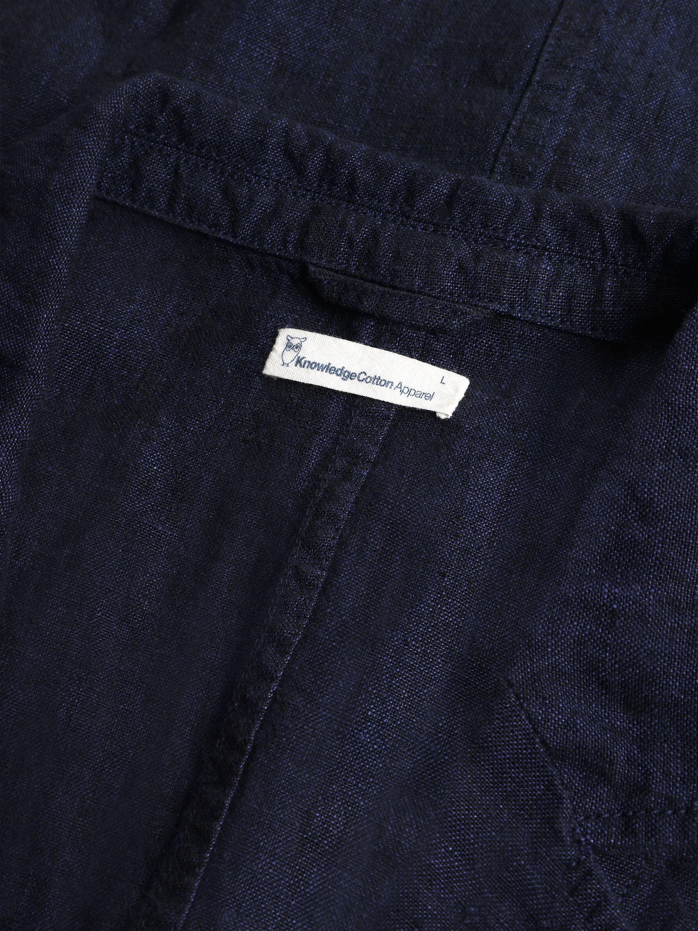 Lockerer Blazer aus Bio-Leinen