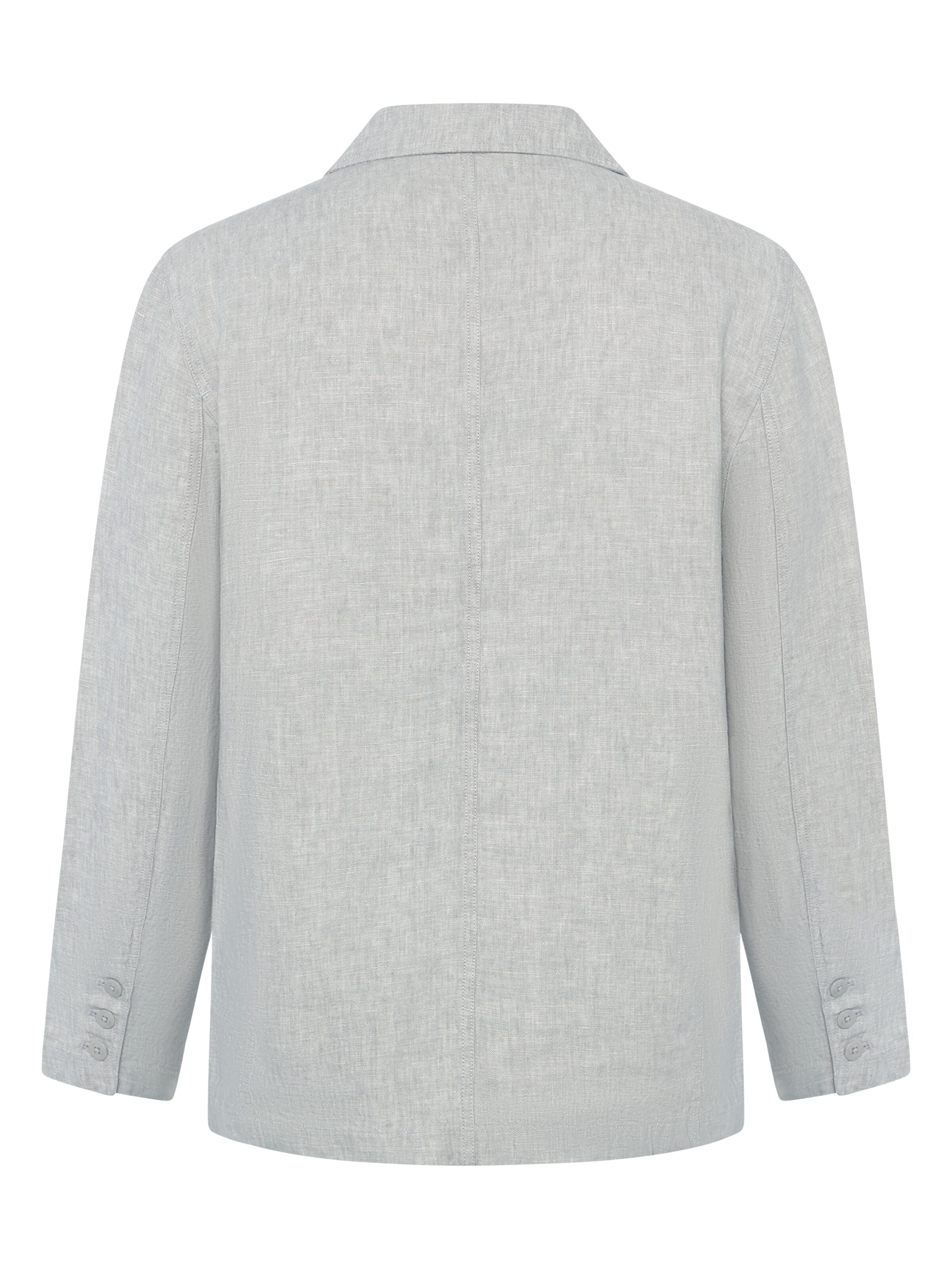 Lockerer Blazer aus Bio-Leinen