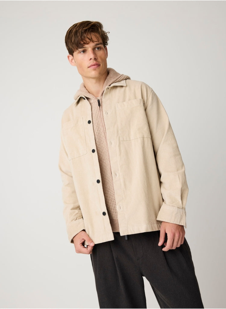 Lockeres Cord-Overshirt aus Bio-Baumwolle
