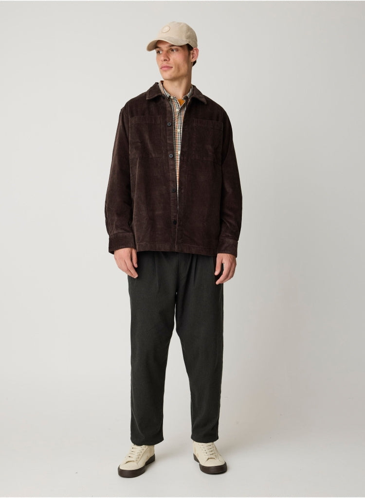 Lockeres Cord-Overshirt aus Bio-Baumwolle